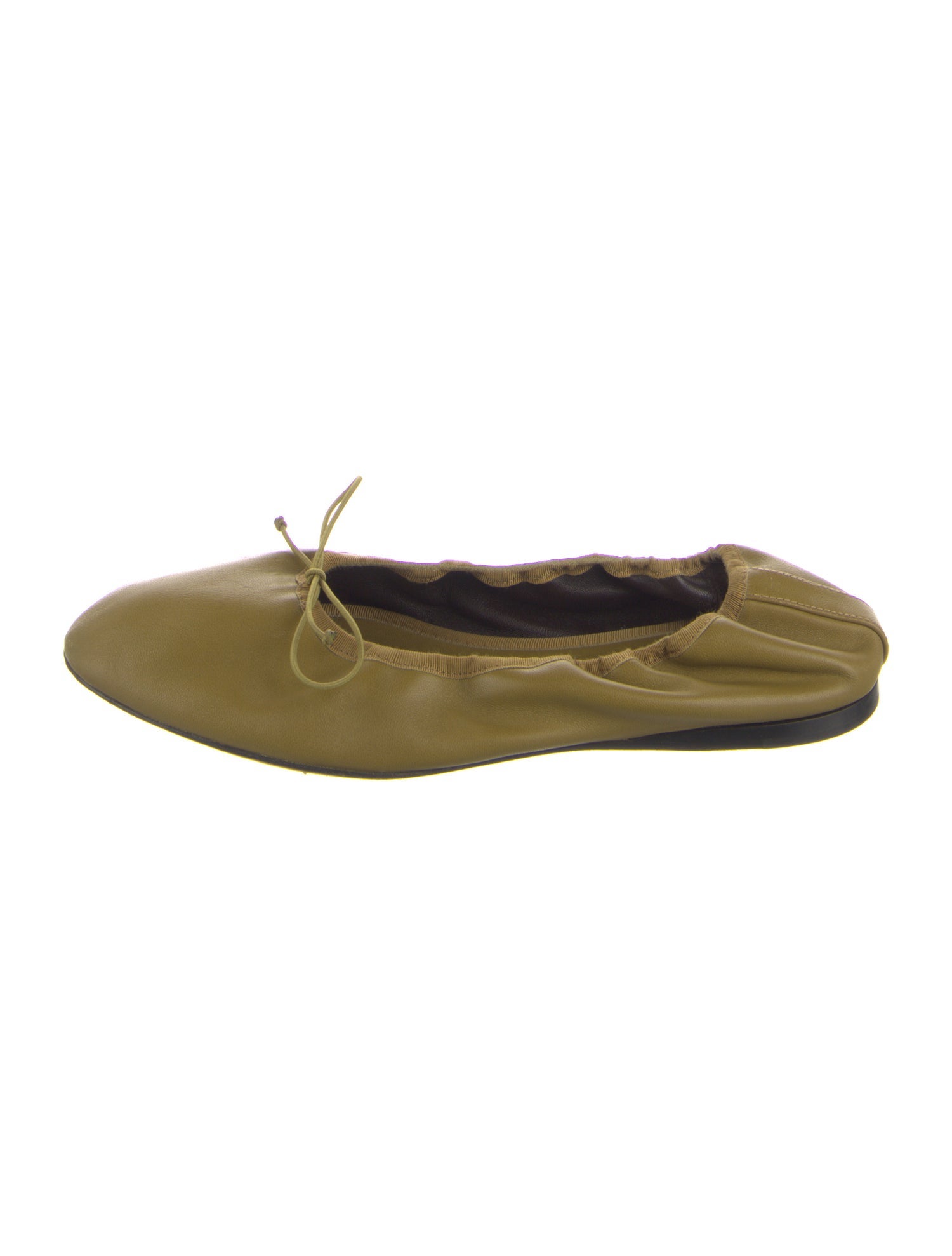 The Row Leather Ballet Flats