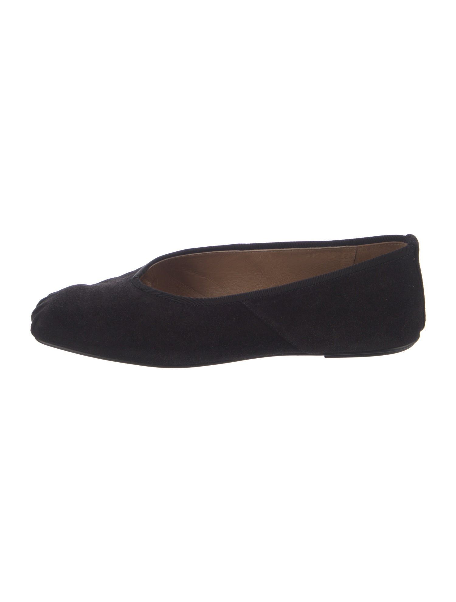 The Row Suede Ballet Flats
