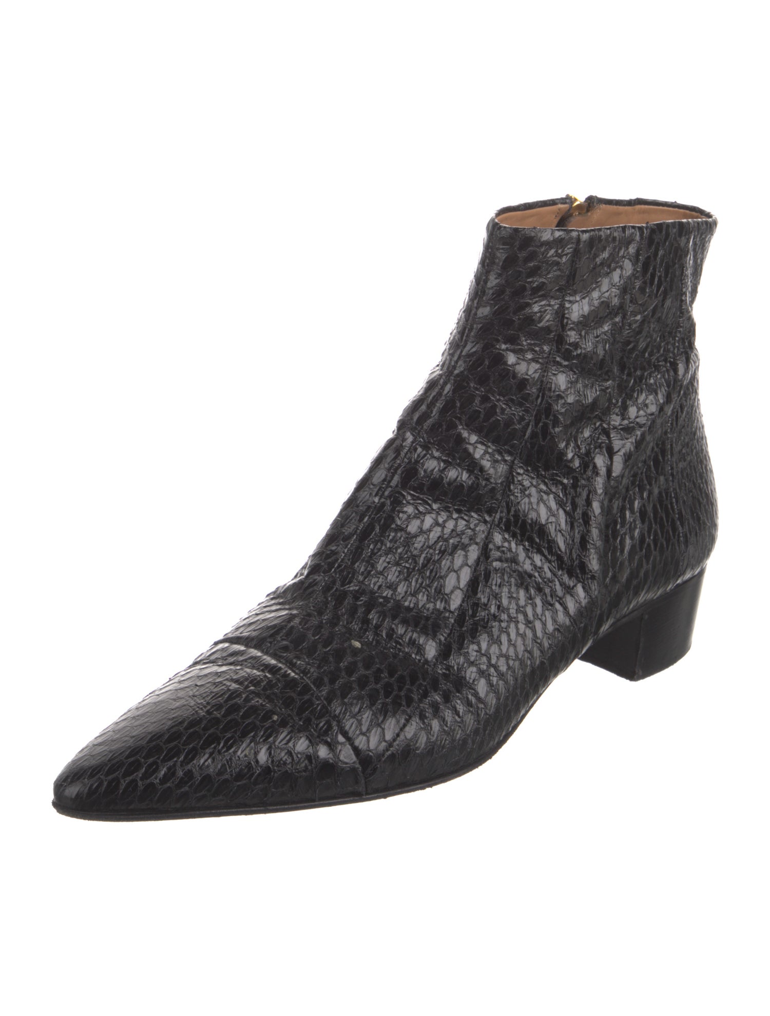 The Row Ambra Snakeskin Boots