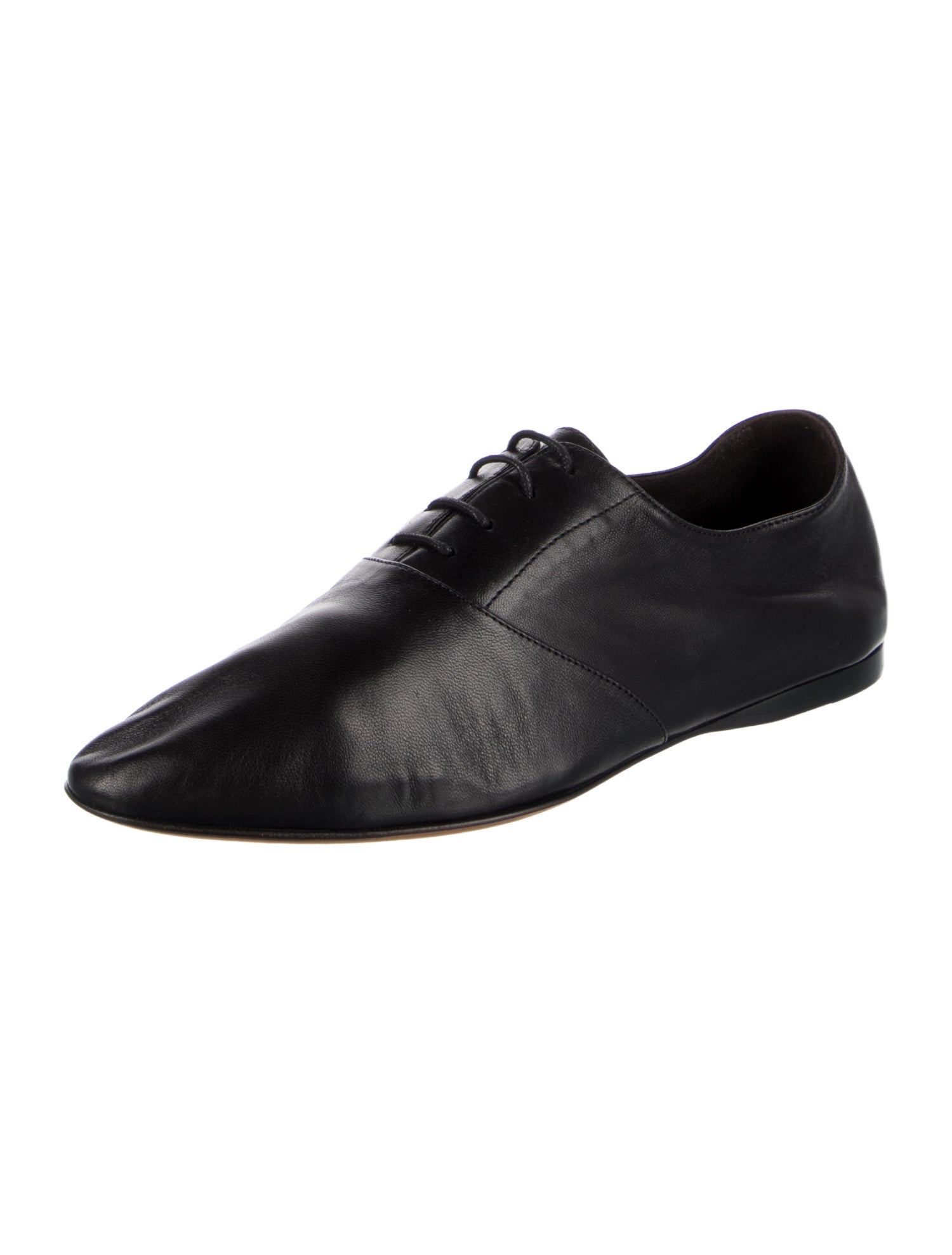 The Row Leather Oxfords