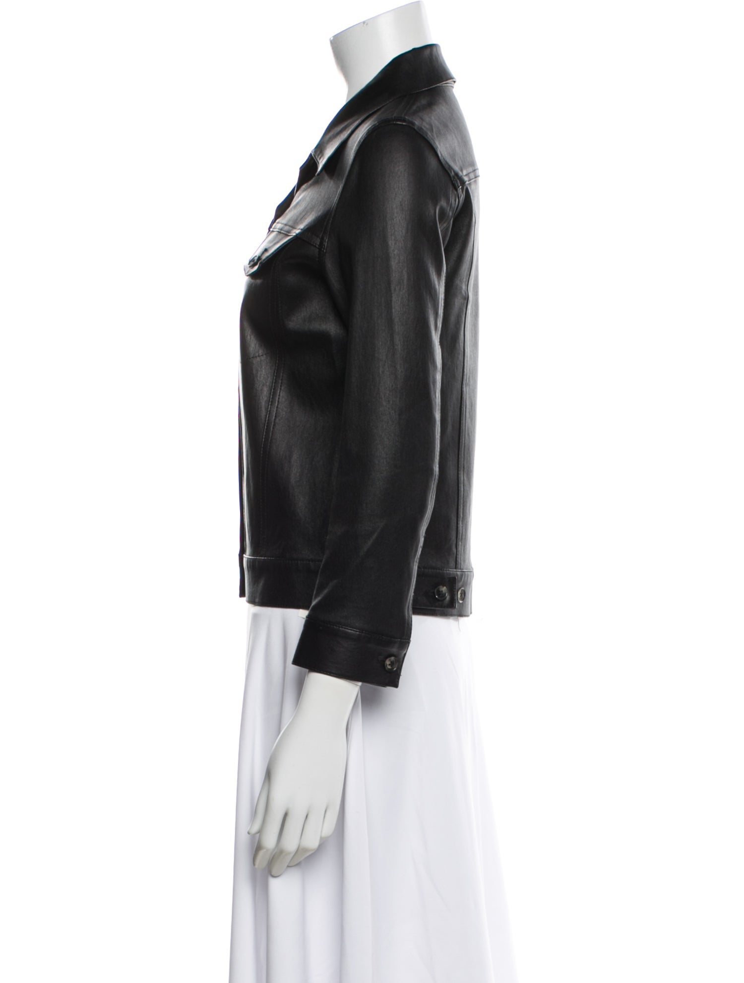The Row Leather Biker Jacket