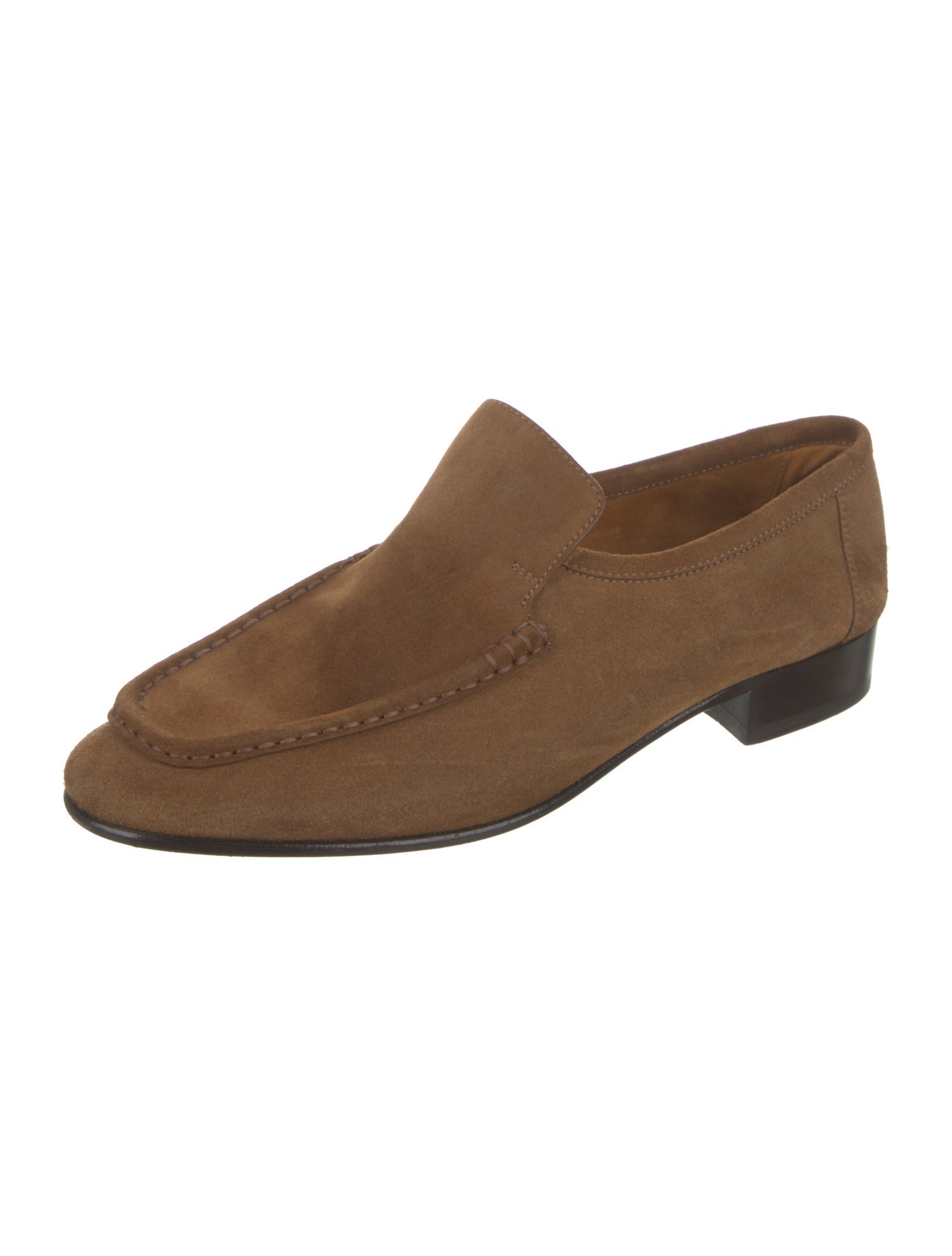 The Row Soft Suede Loafer Suede Loafers