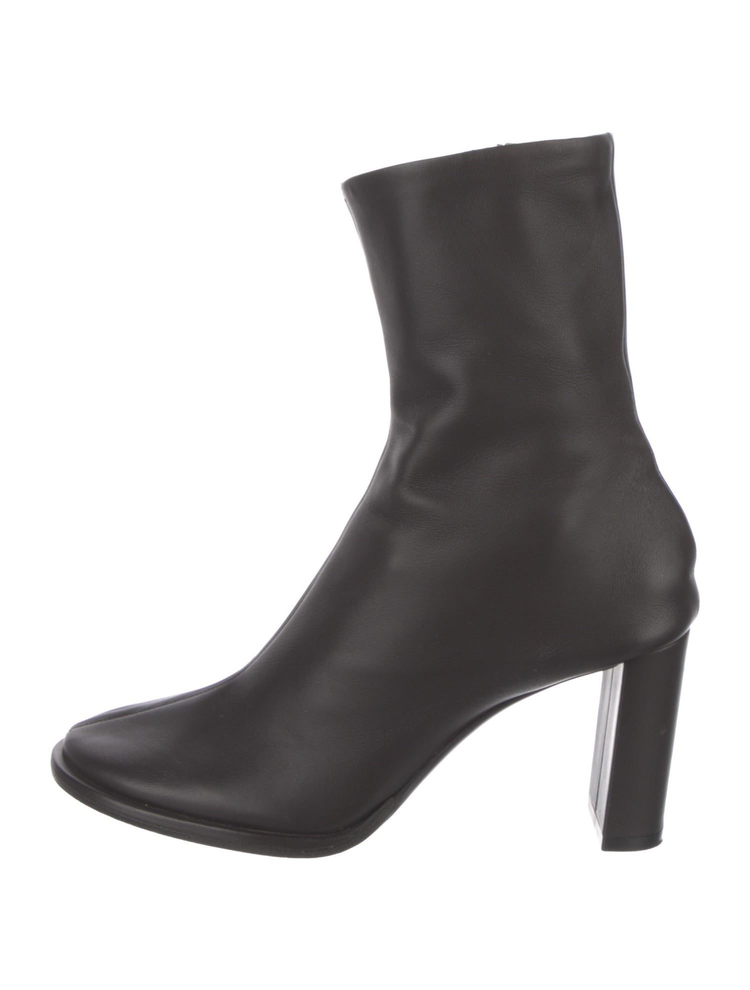 The Row Teatime Leather Sock Boots