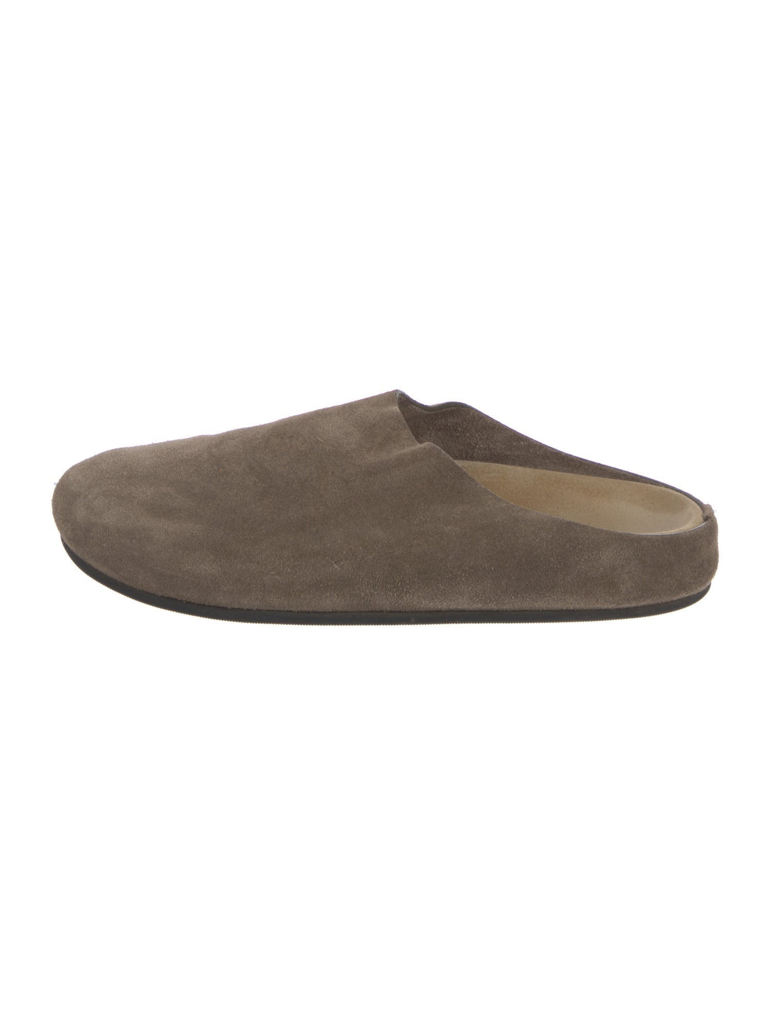 The Row Hugo Suede Slides