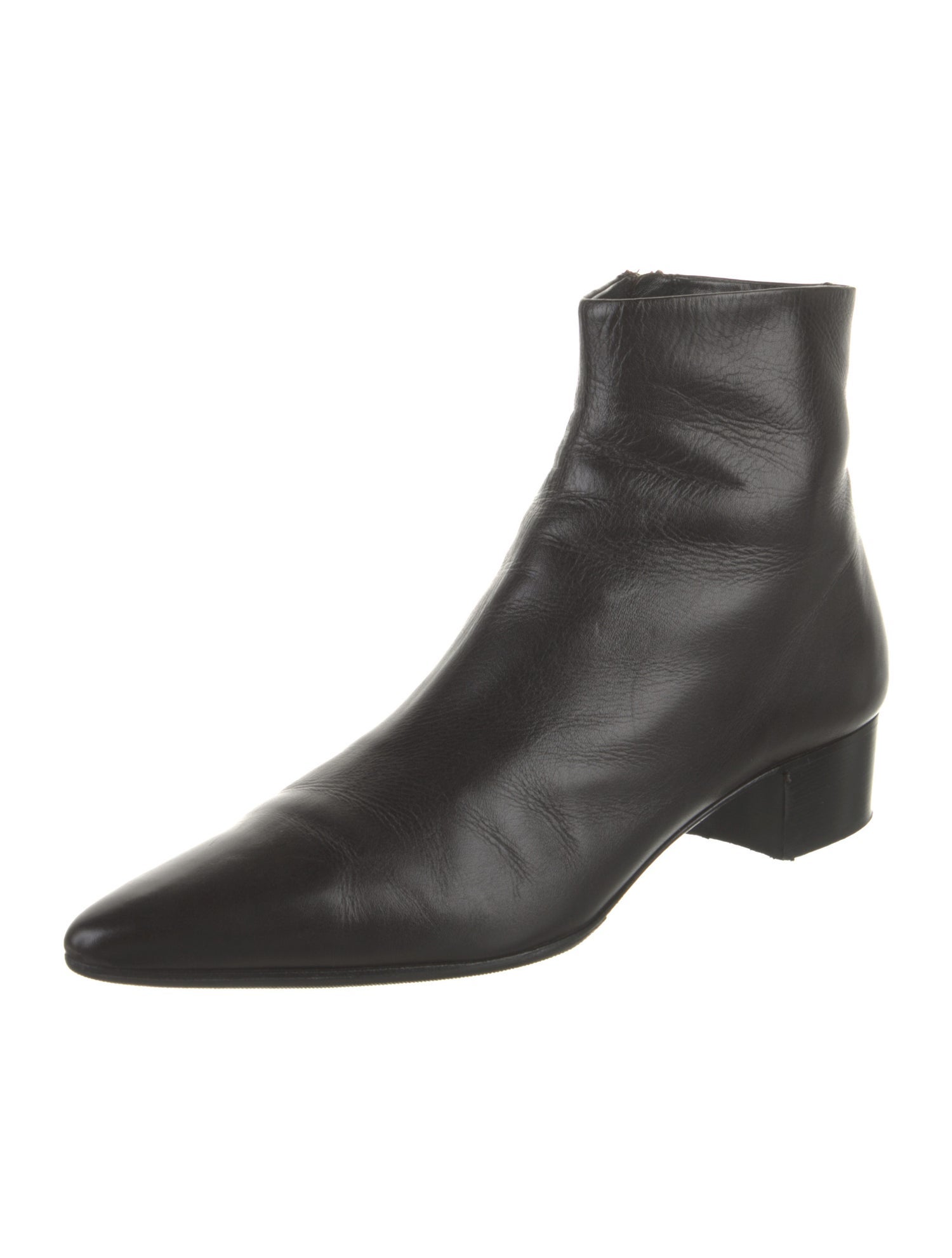 The Row Ambra Leather Boots