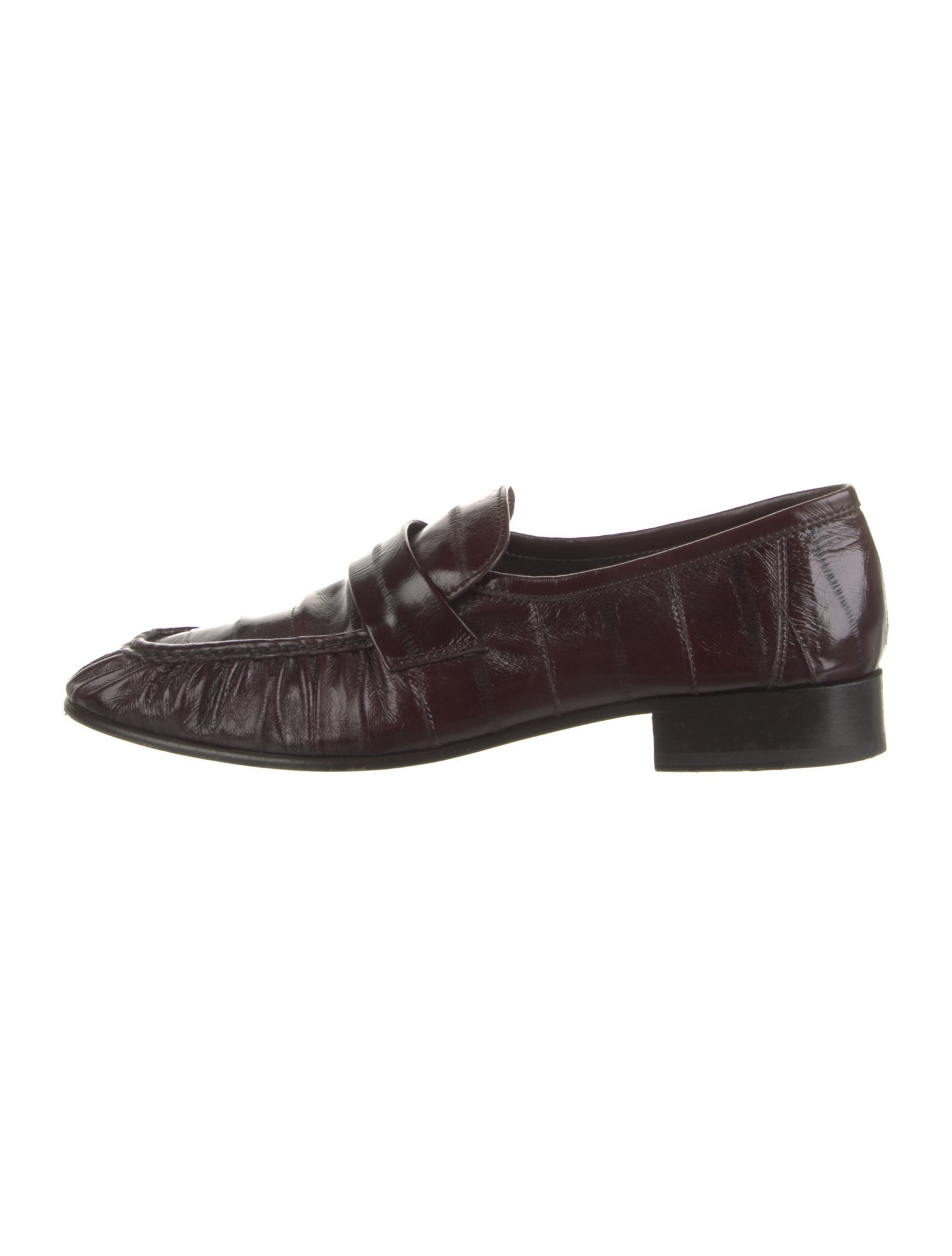 The Row Eel Skin Loafers