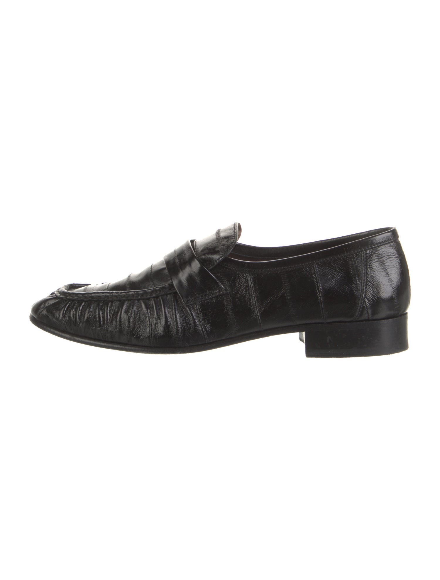 The Row Eel Skin Loafers
