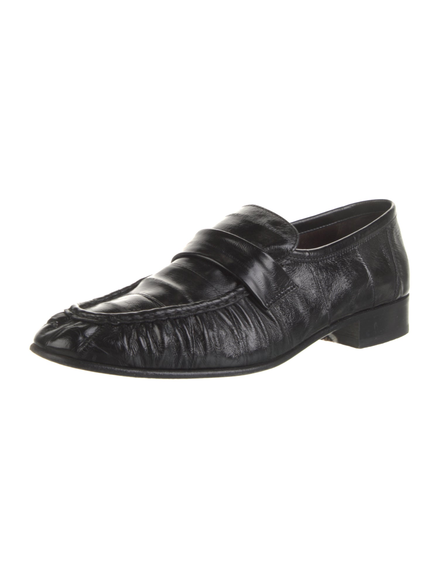 The Row Eel Skin Loafers