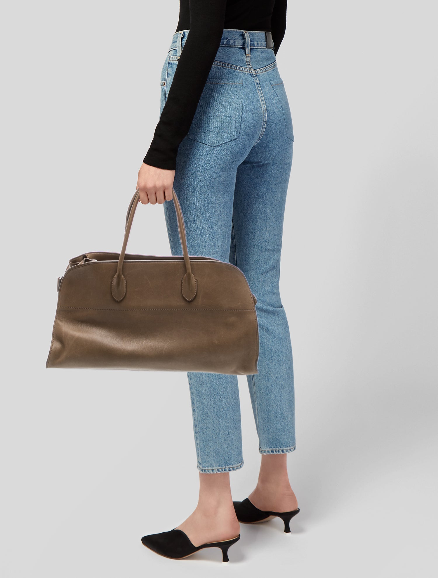 The Row Calfskin Margaux East West