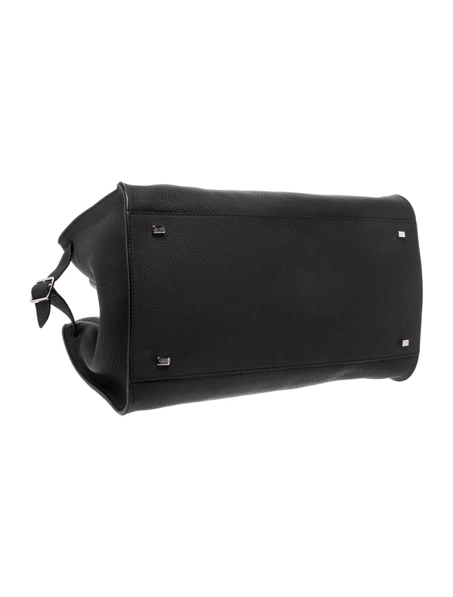 The Row Leather Soft Margaux 15 - Black Handle Bags, Handbags