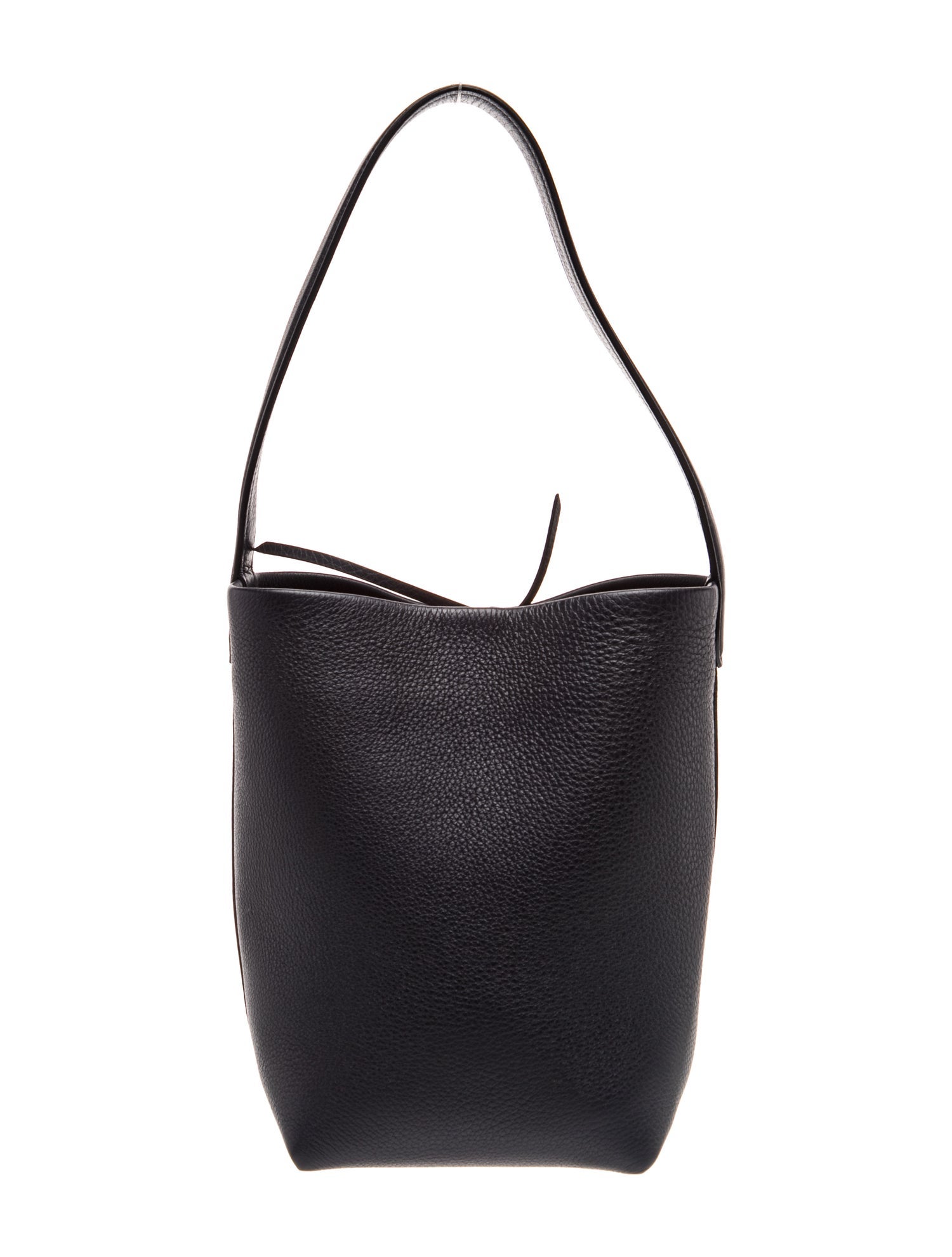 The Row Leather N/S Park Tote Small - Black Totes, Handbags