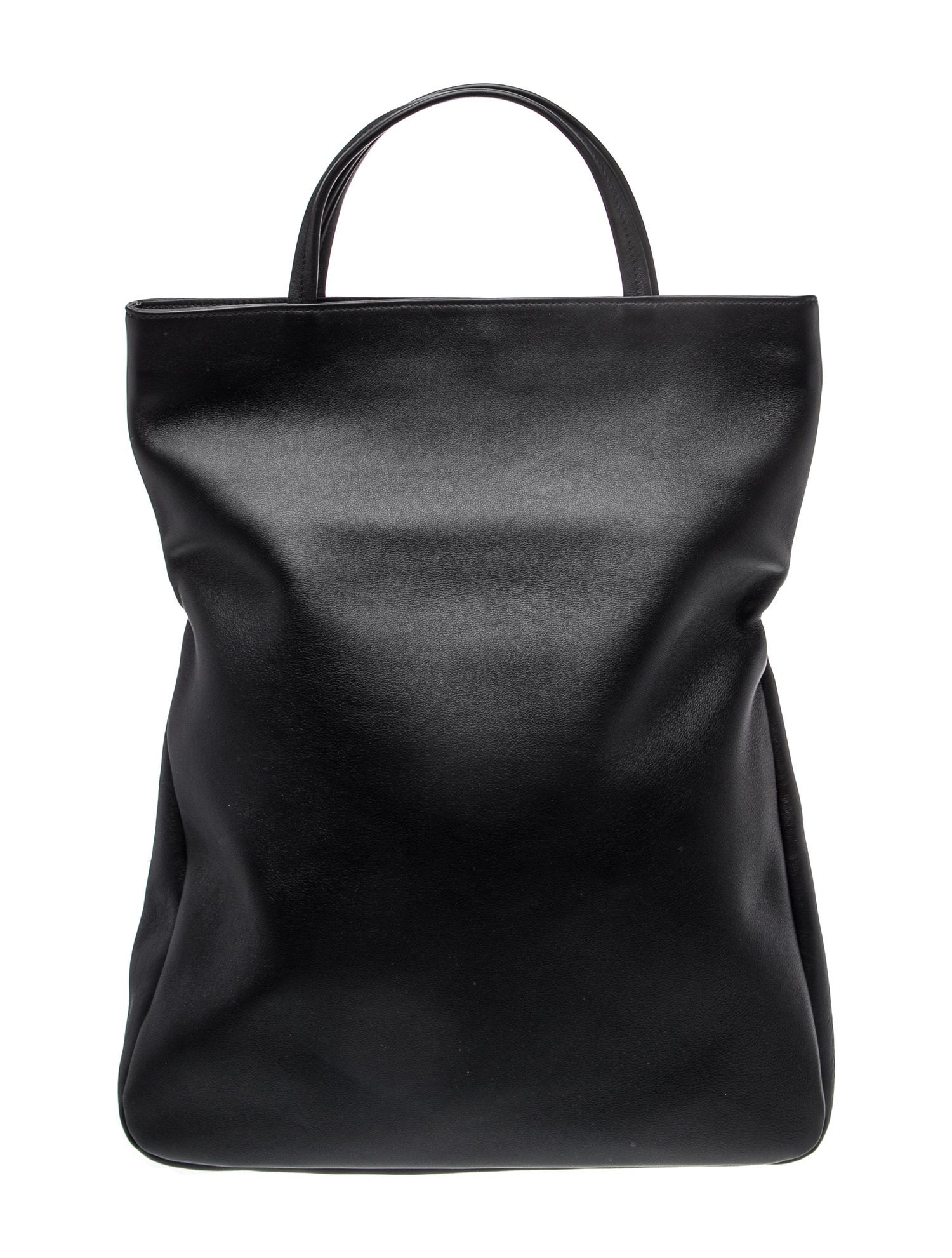 The Row Leather Everett - Black Totes, Handbags - THR205489 | The