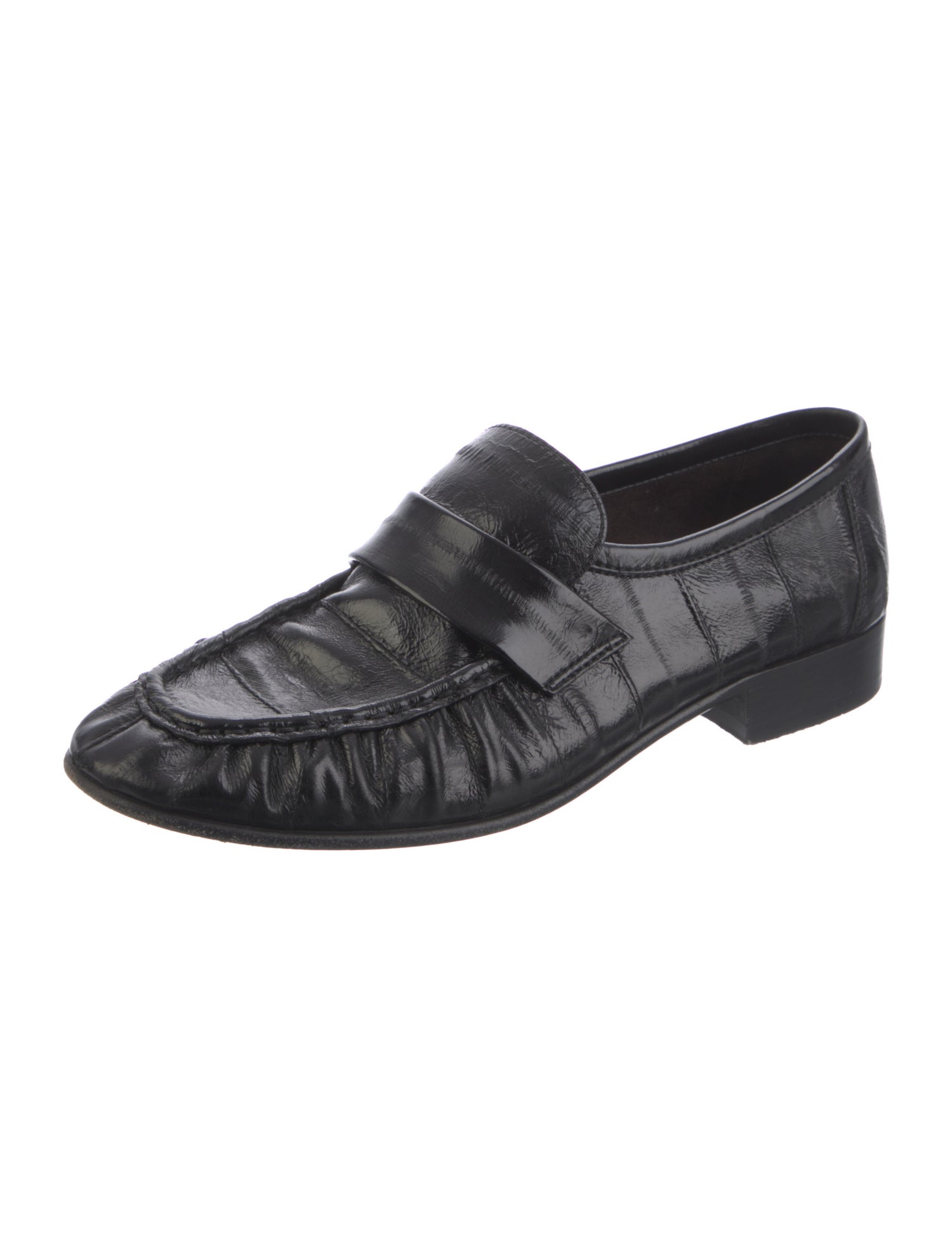 The Row Eel Skin Loafers