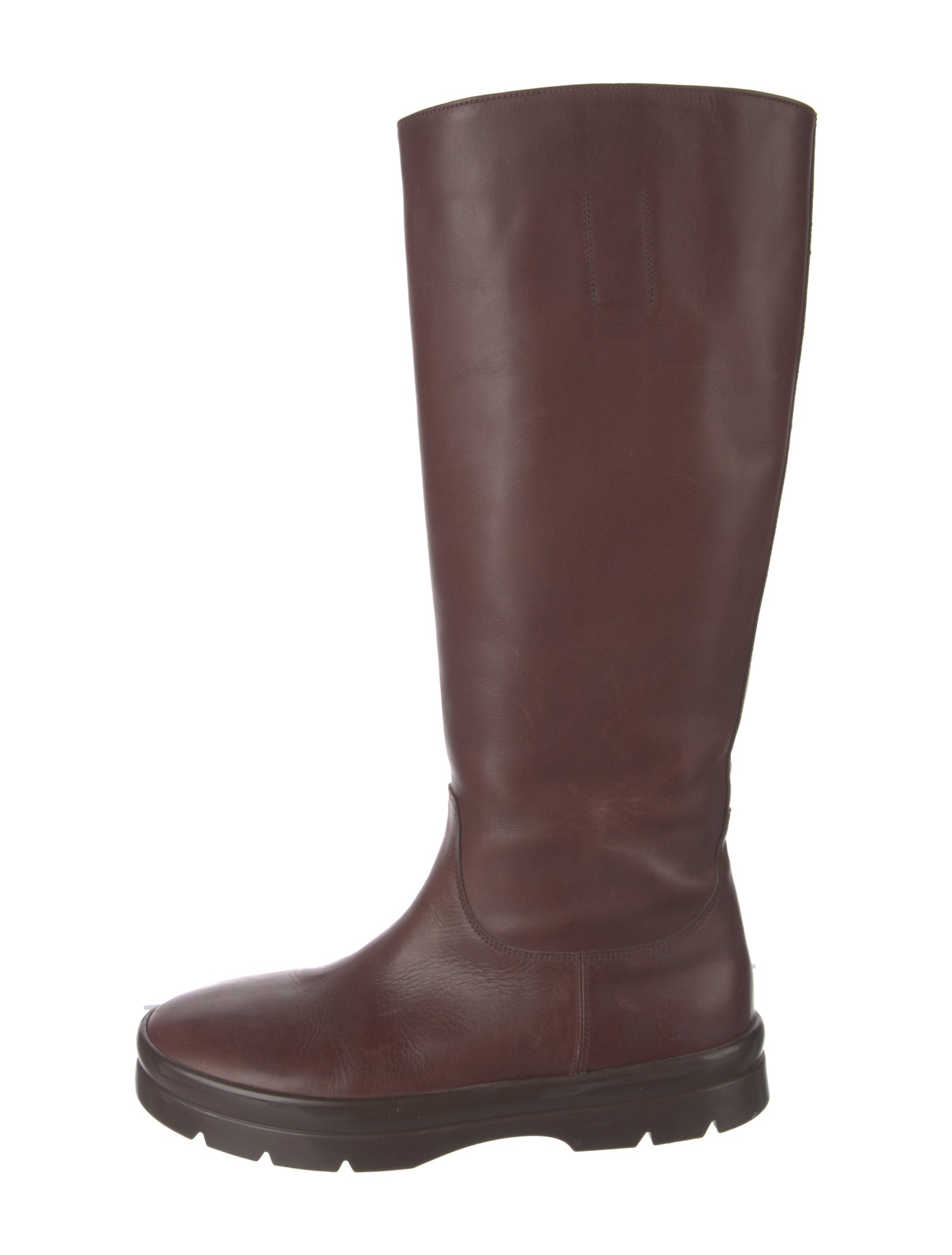 The Row Leather Rain Boots