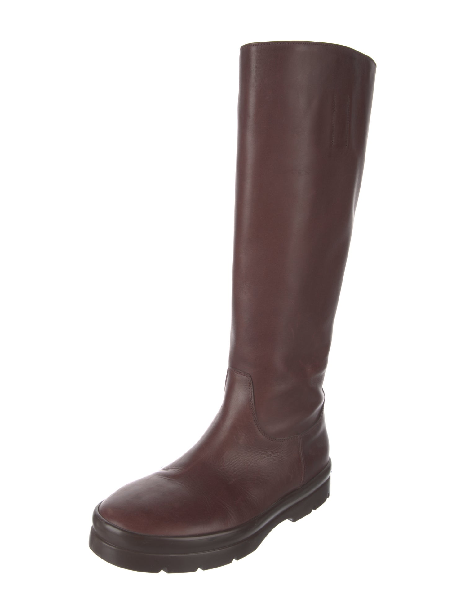 The Row Leather Rain Boots