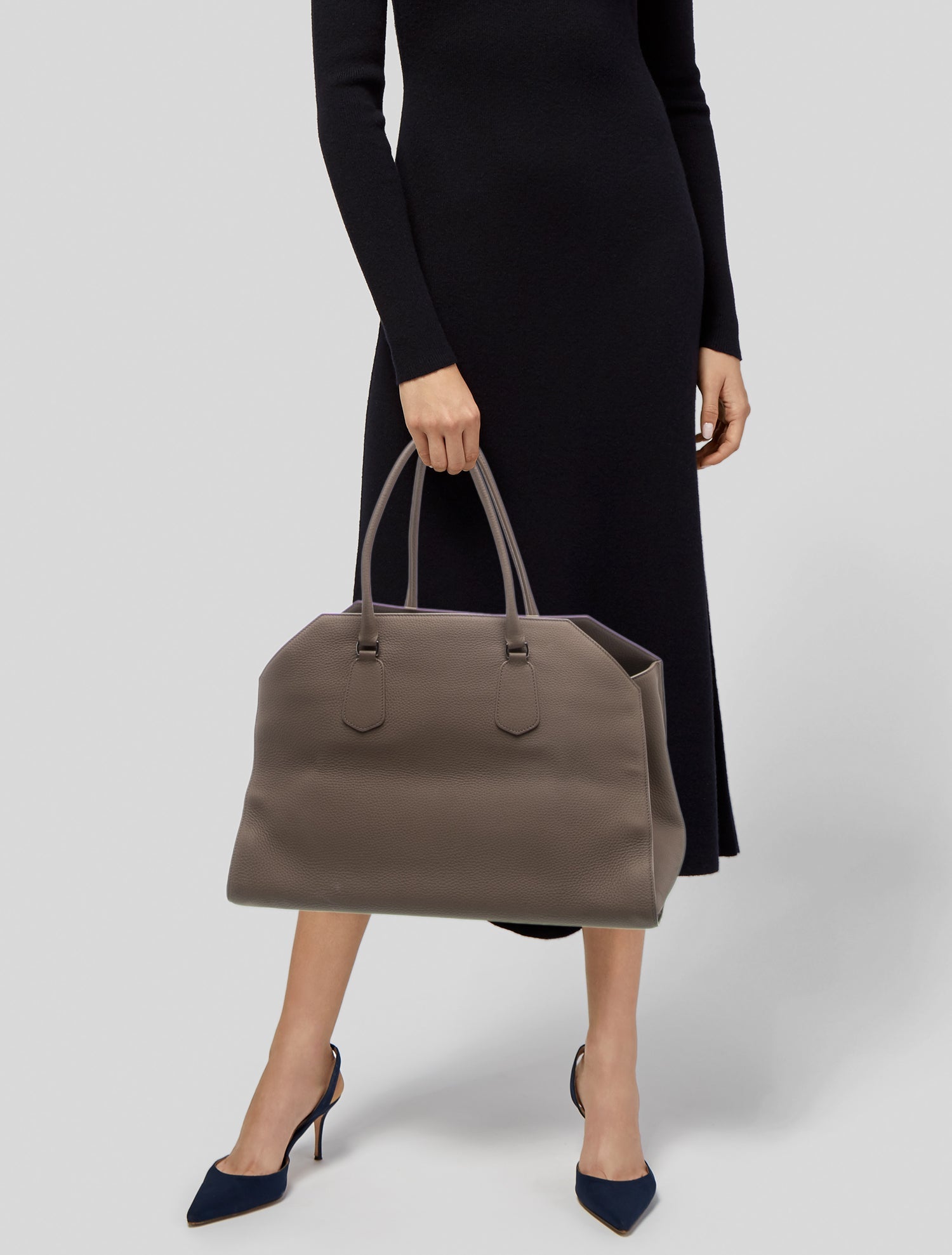 The Row Leather Geo Margaux