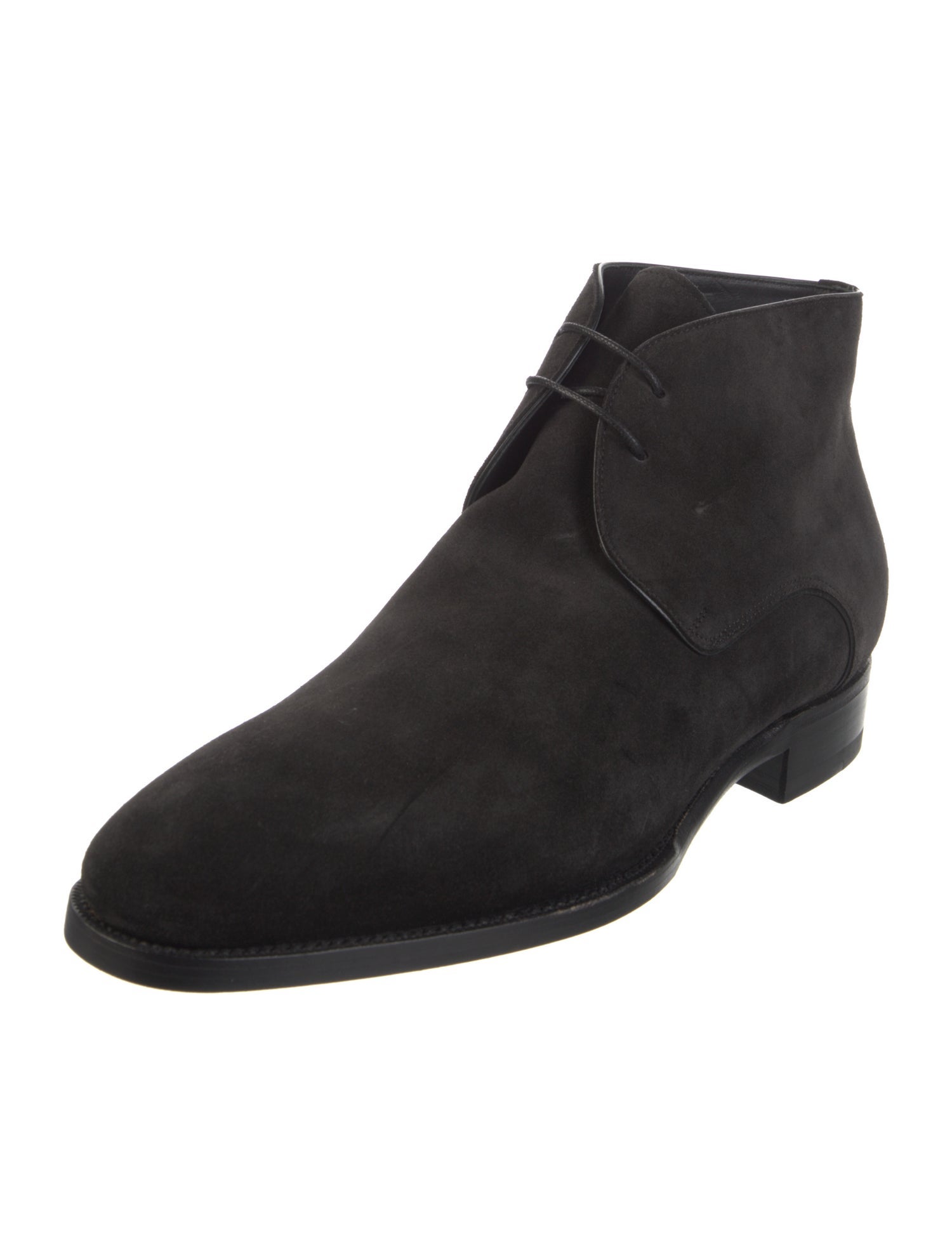 The Row Suede Lace-Up Boots