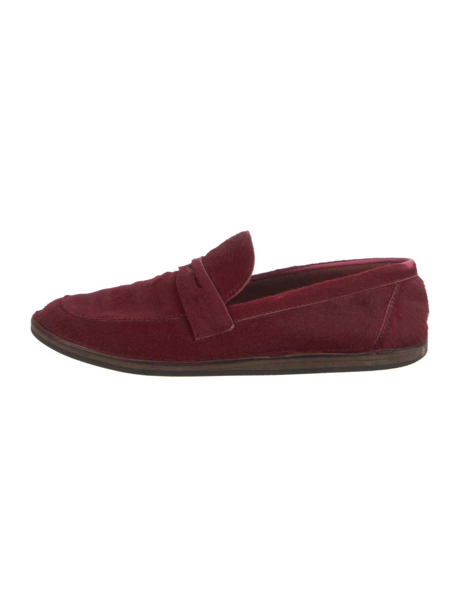 The Row Cary Ponyhair Loafers