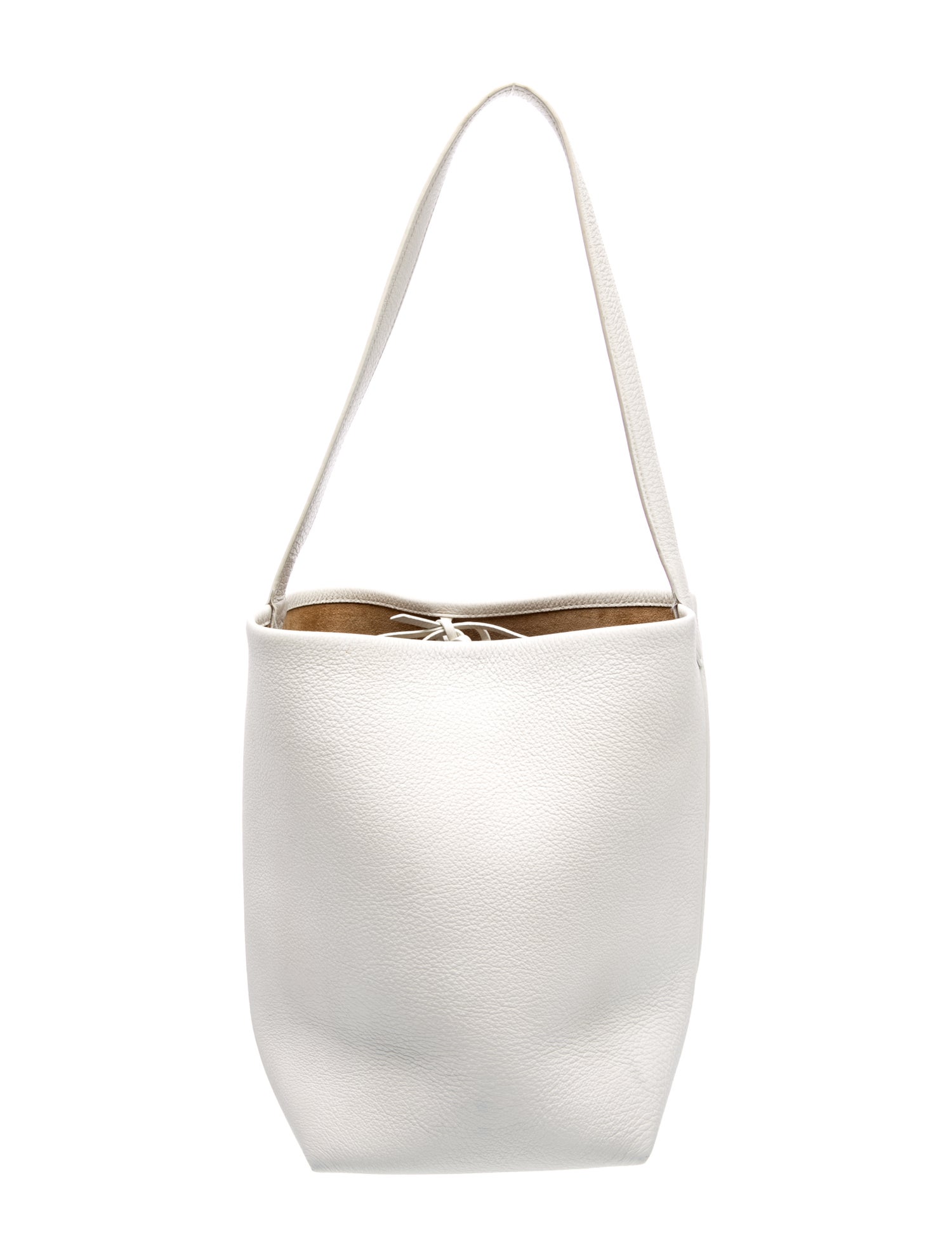 The Row Leather N/S Park Tote Small - White Totes, Handbags 
