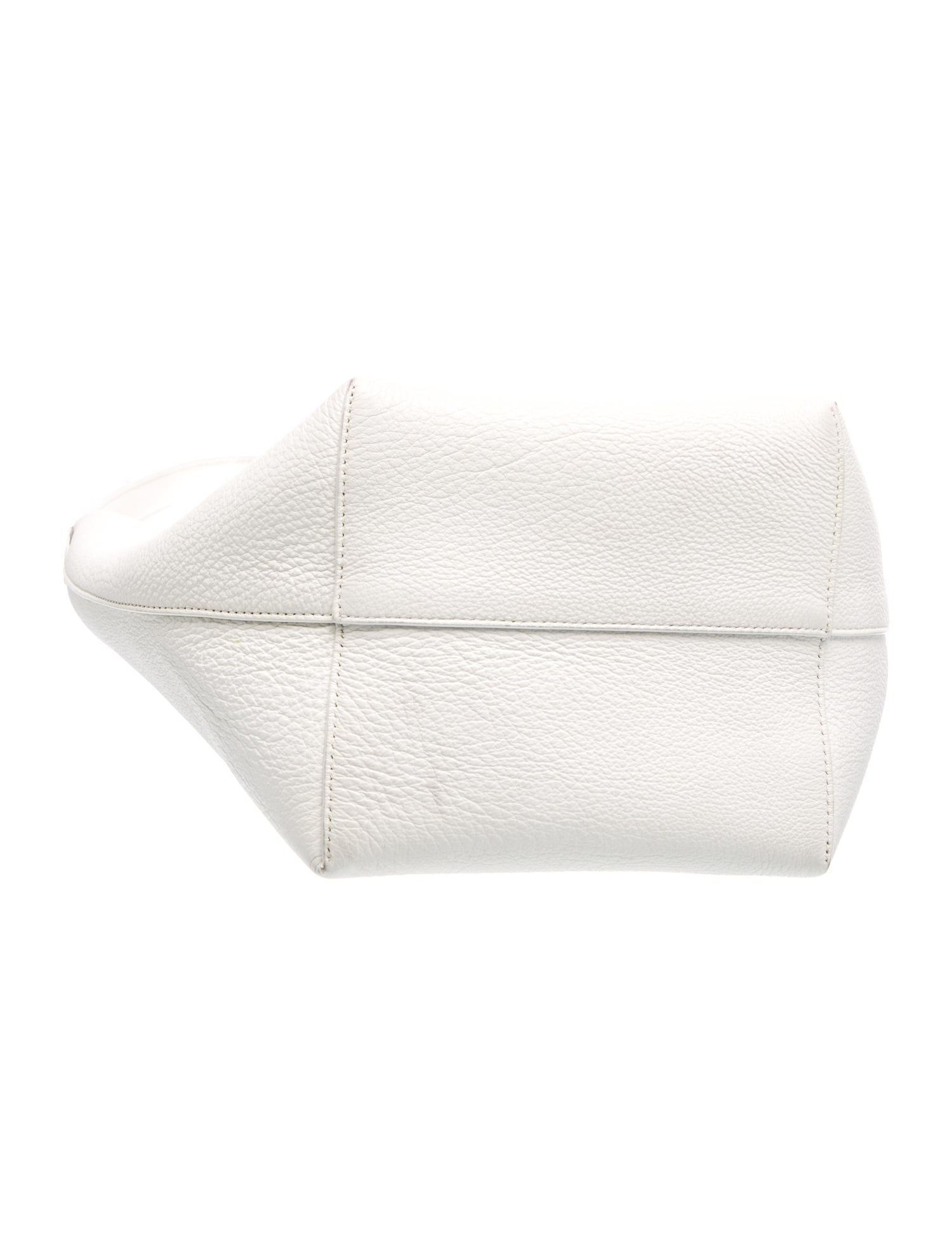 The Row Leather N/S Park Tote Small - White Totes, Handbags
