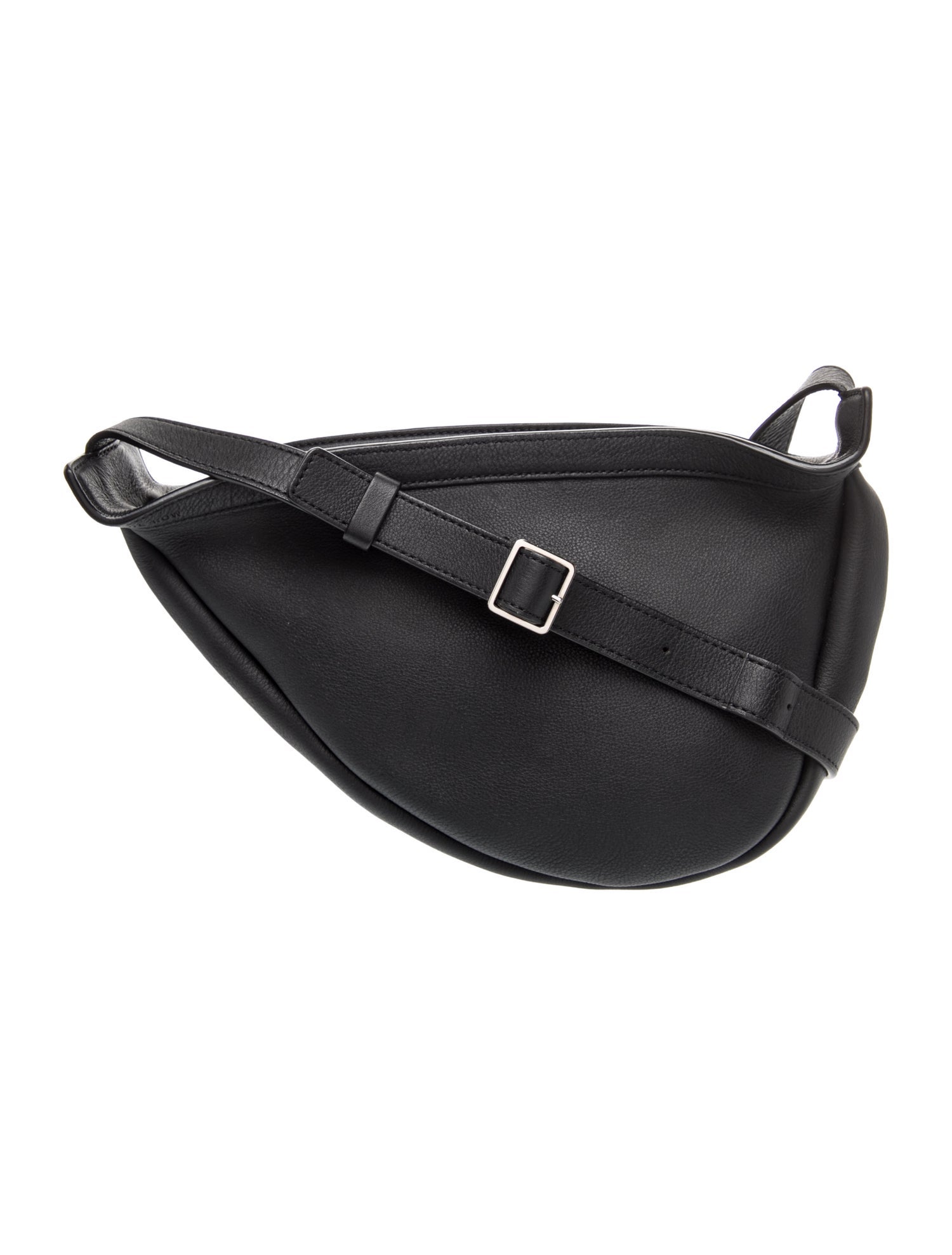 The Row Leather Slouchy Banana Small
