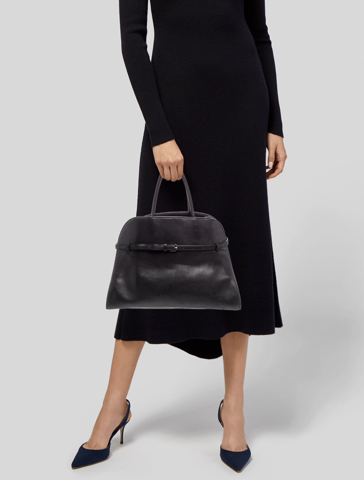 The Row Leather Margaux Belt 15