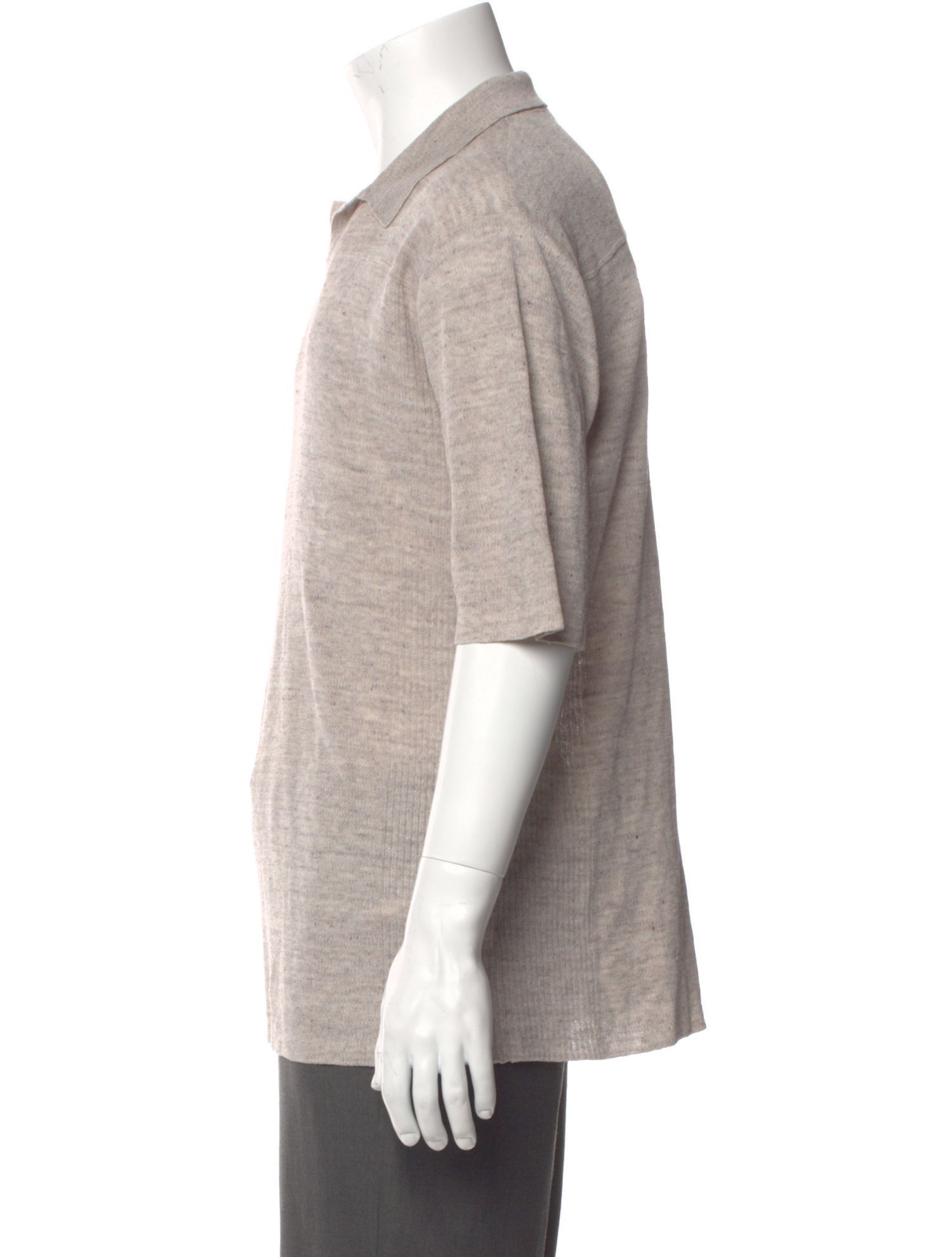 The Row Linen Crew Neck Polo Sweater w/ Tags