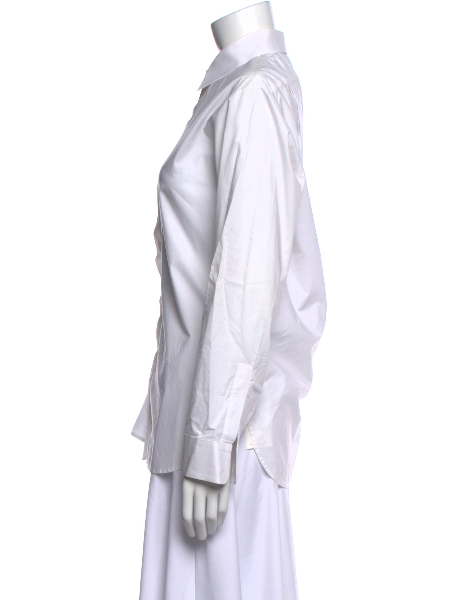The Row Long Sleeve Button-Up Top