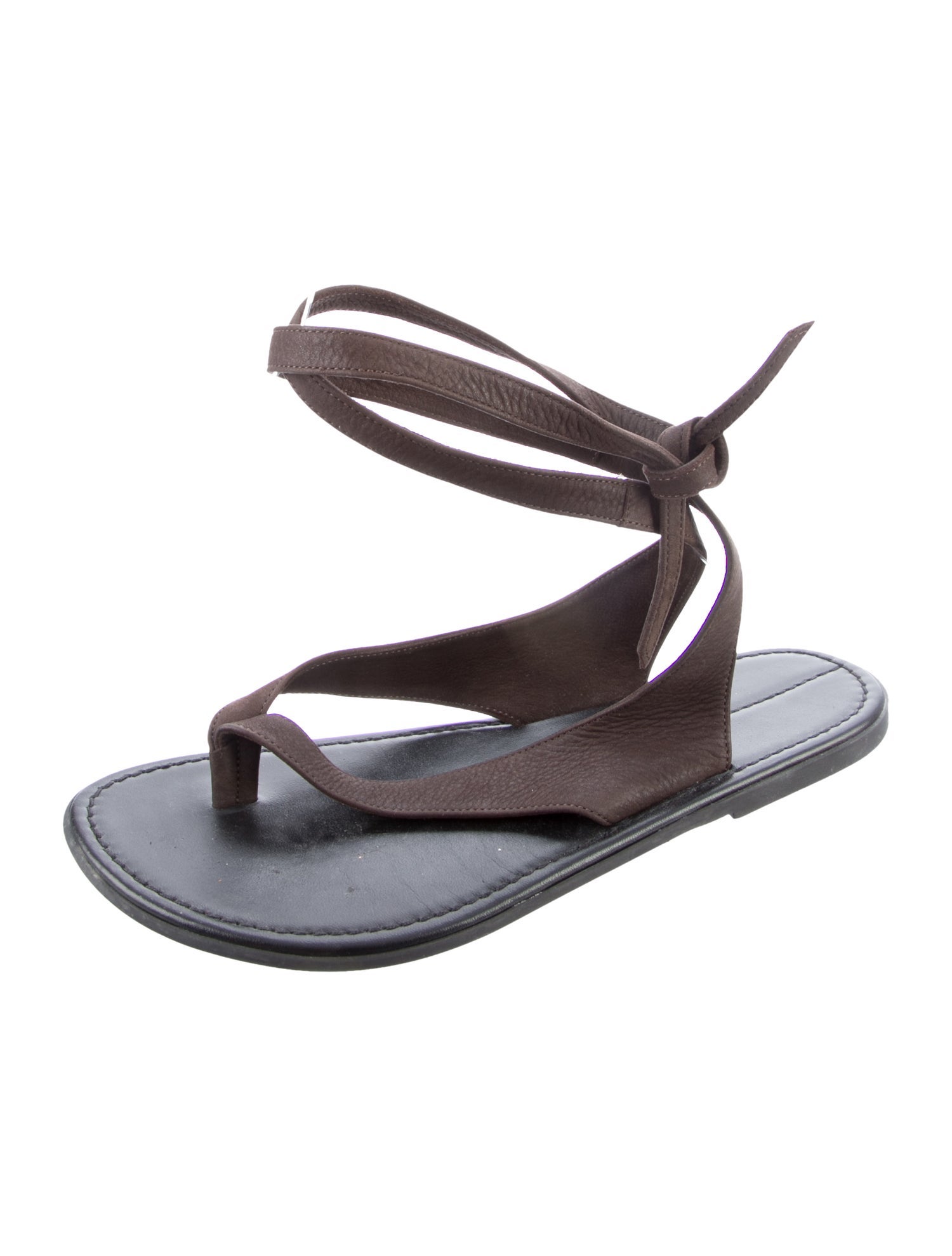 The Row Nubuck Sandals