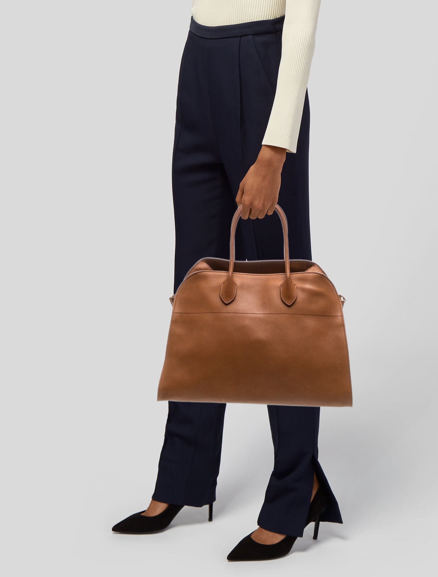 The Row Leather Soft Margaux 15