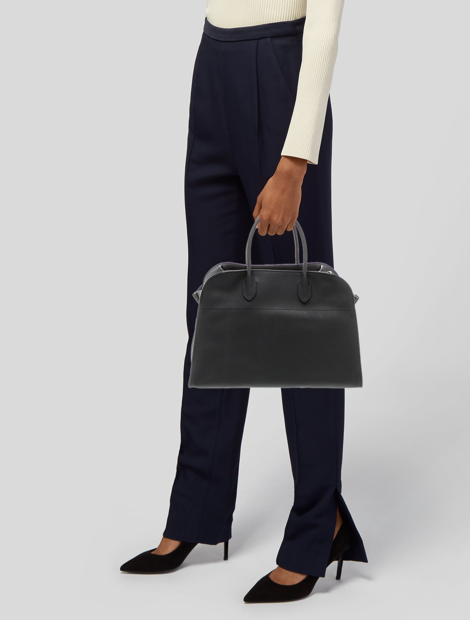 The Row Leather Soft Margaux 15