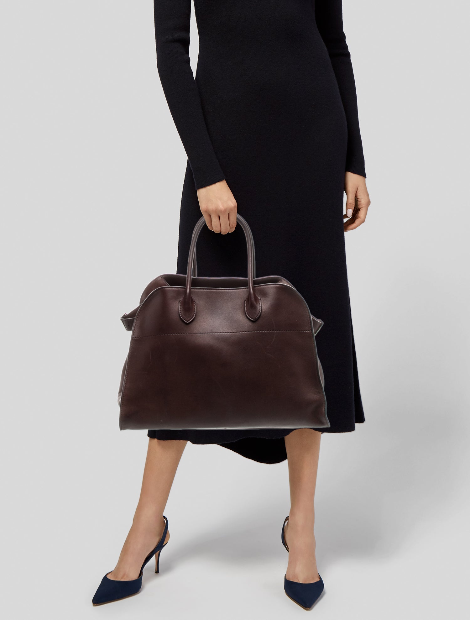 The Row Leather Soft Margaux 15