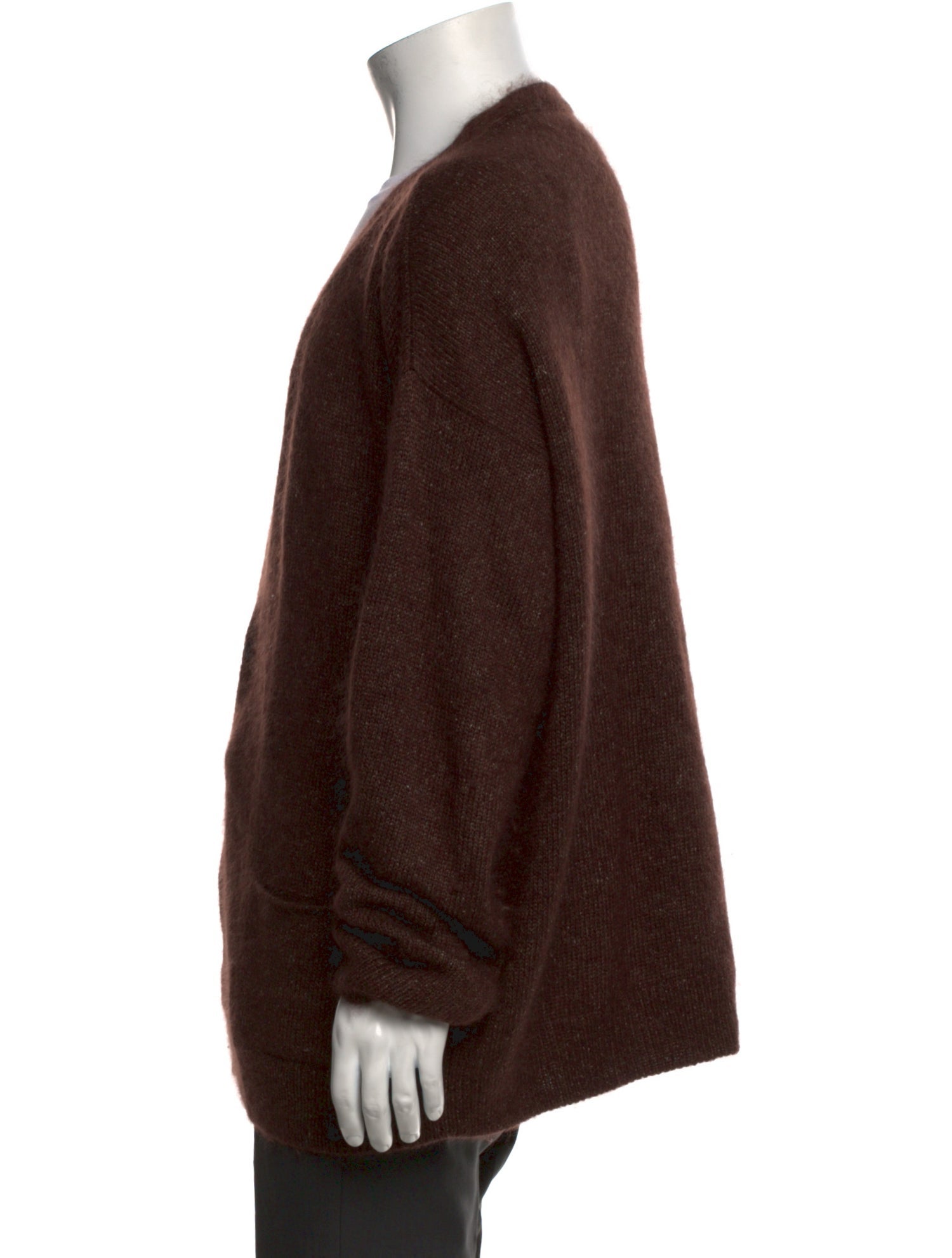 The Row Silk Open Front Cardigan