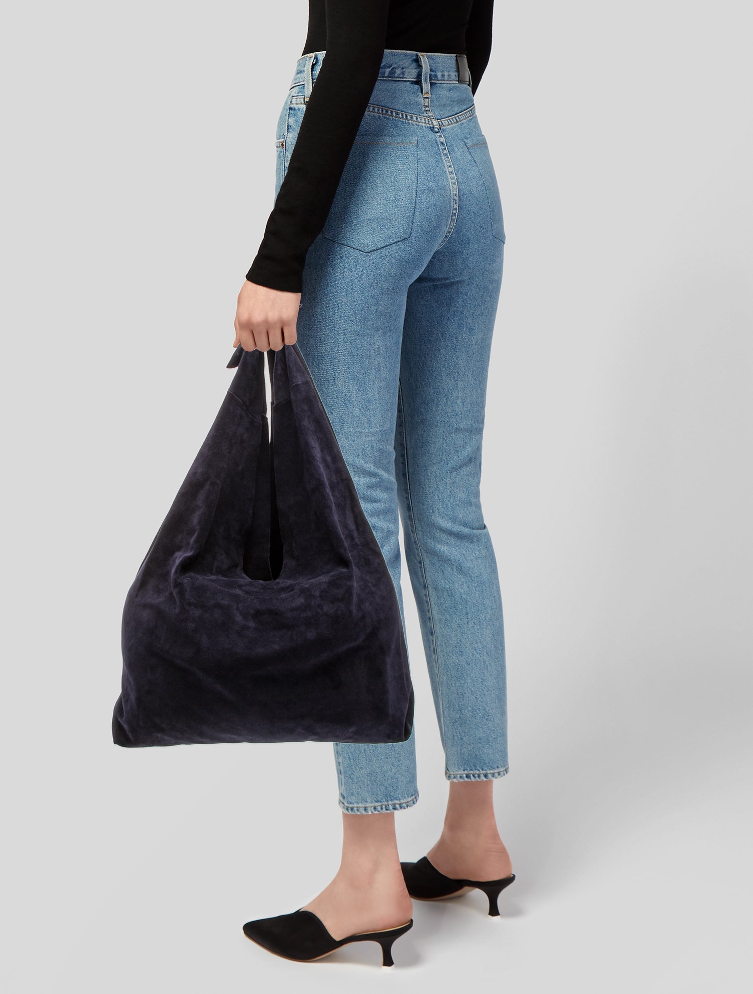 The Row Suede Bindle