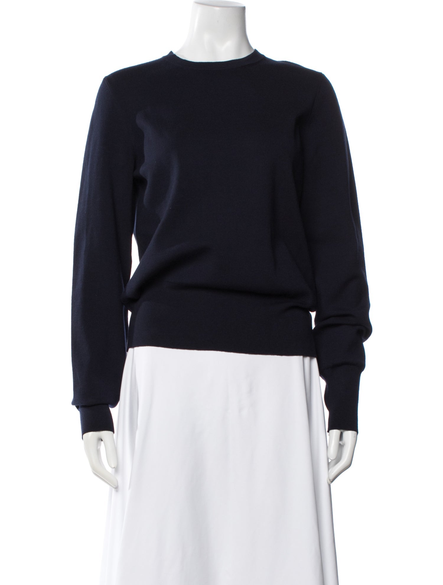 The Row Virgin Wool Crew Neck Sweater