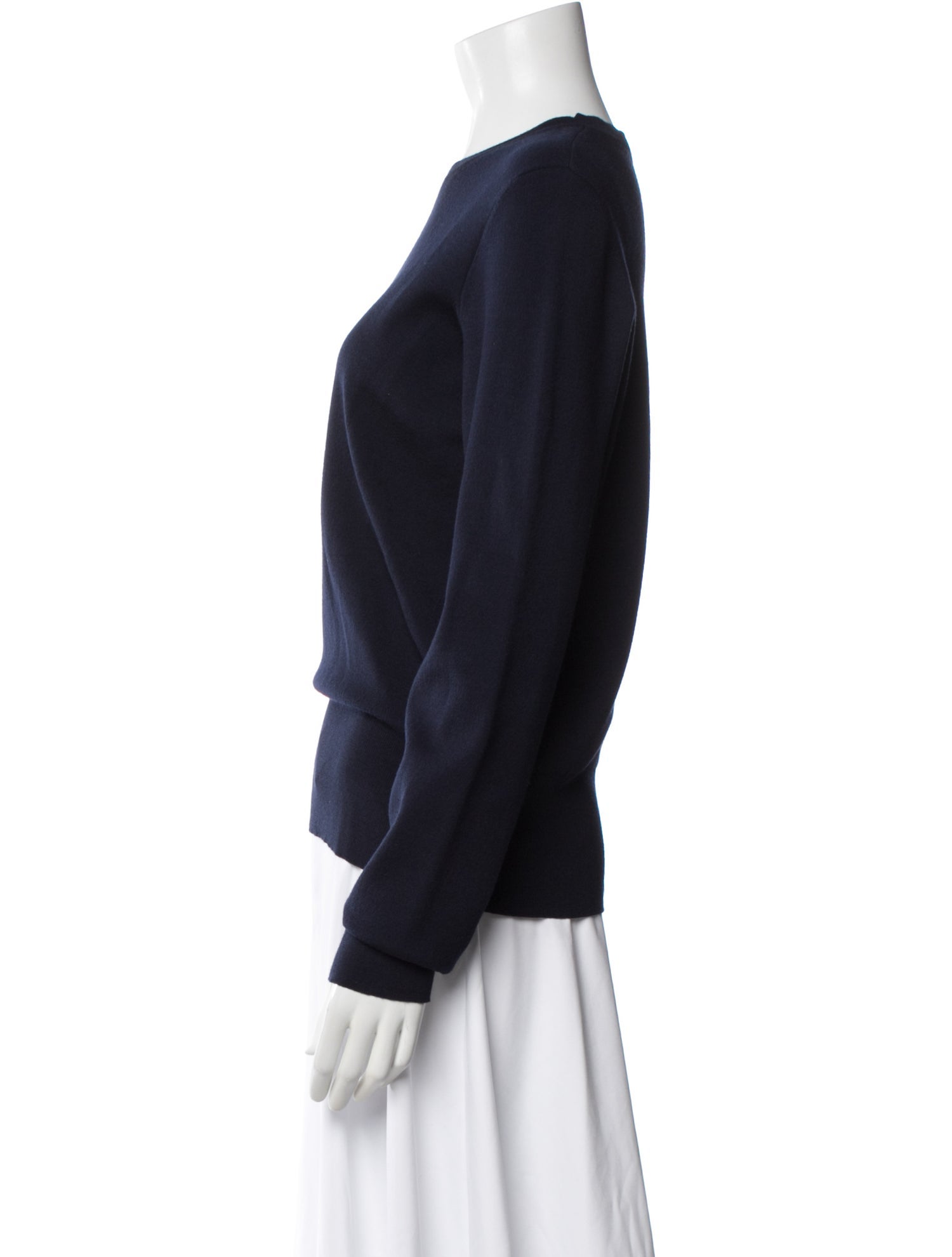 The Row Virgin Wool Crew Neck Sweater