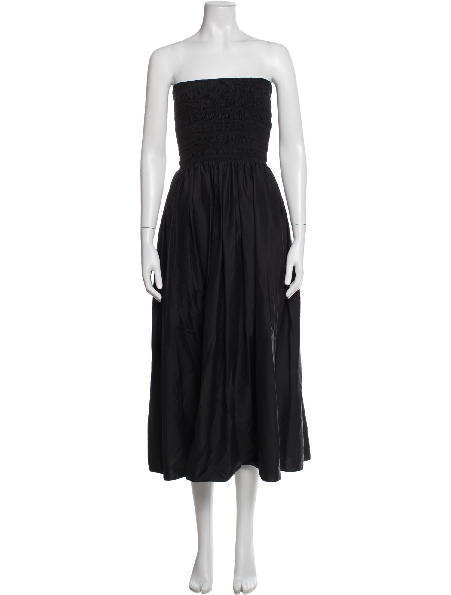 The Row Strapless Midi Length Dress