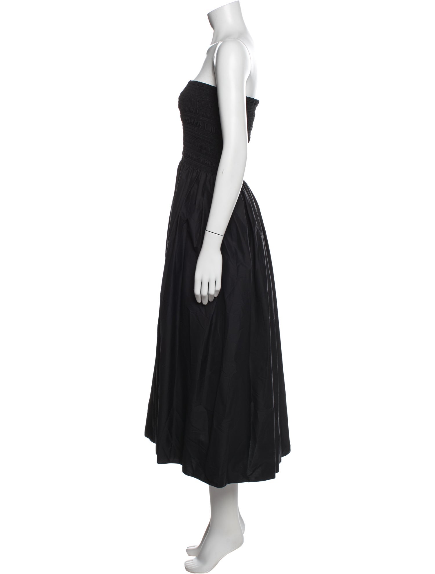 The Row Strapless Midi Length Dress