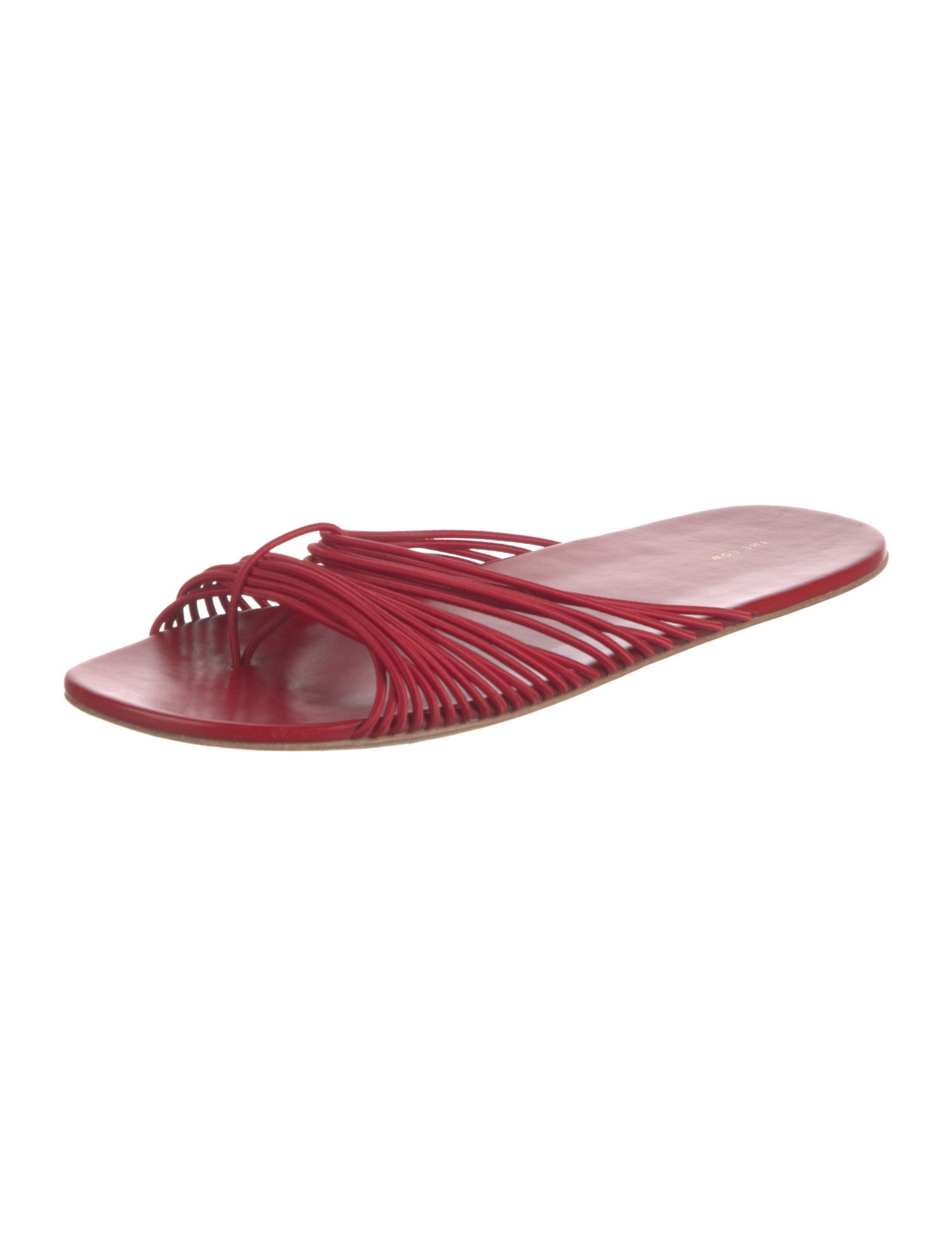 The Row Sara Leather Slides