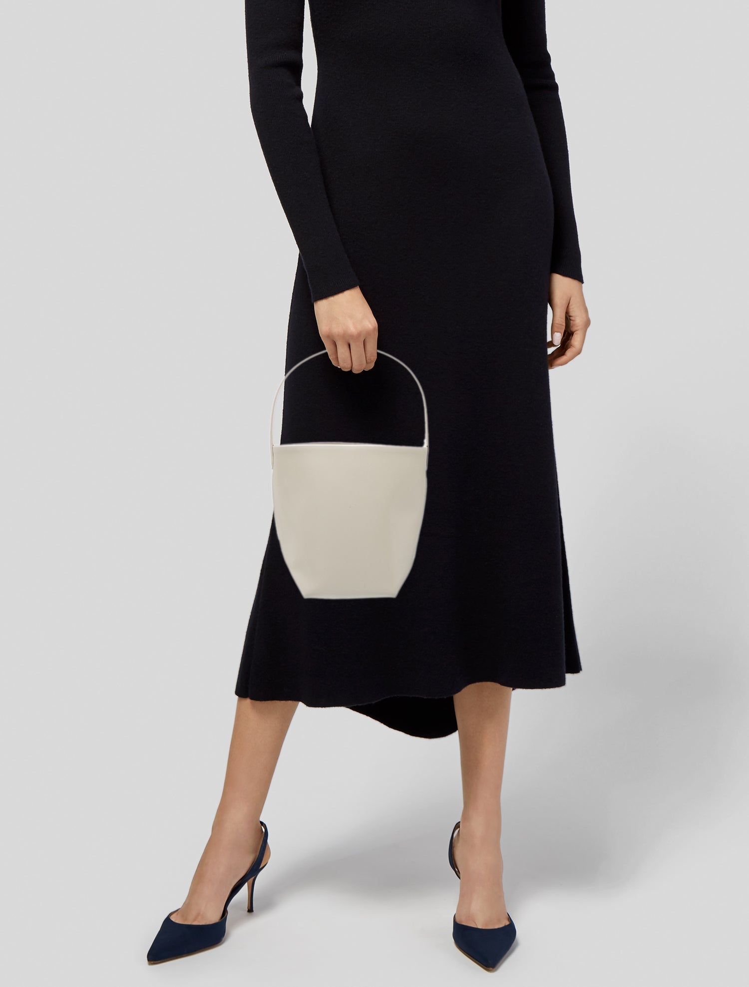 The Row Patent Leather N/S Park Tote Small