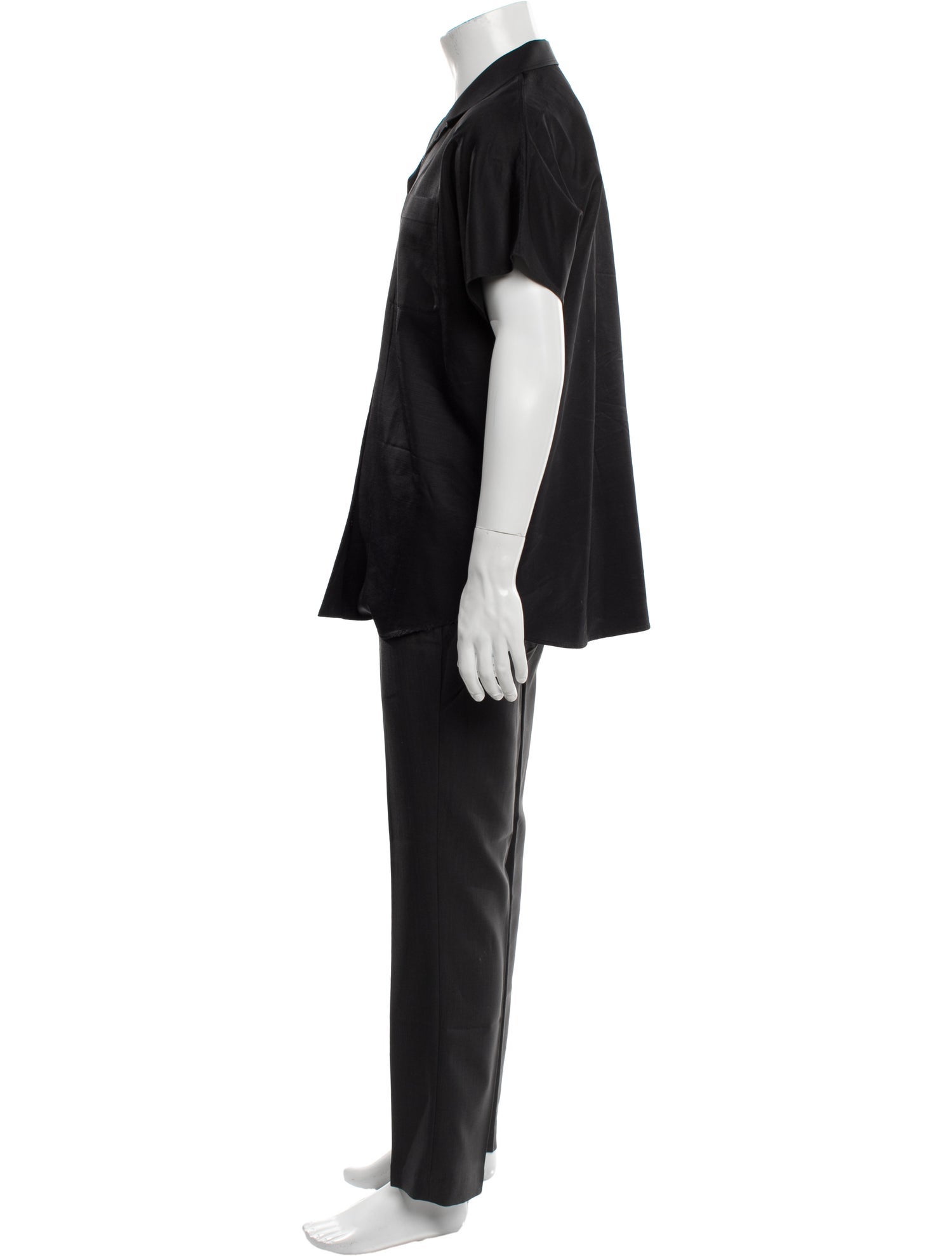The Row Silk Short Sleeve Shirt
