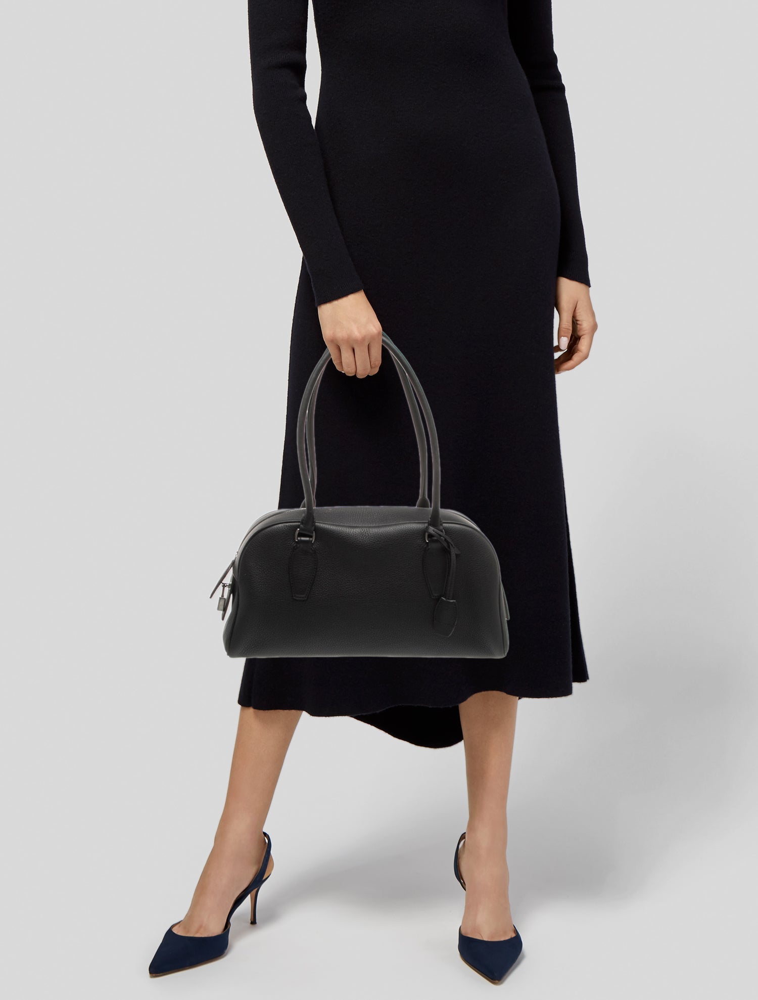 The Row Leather Shoulder Bag