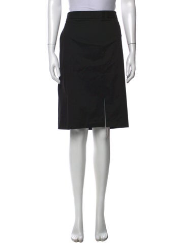 Pre-owned The Row Midi Length Skirt In Black