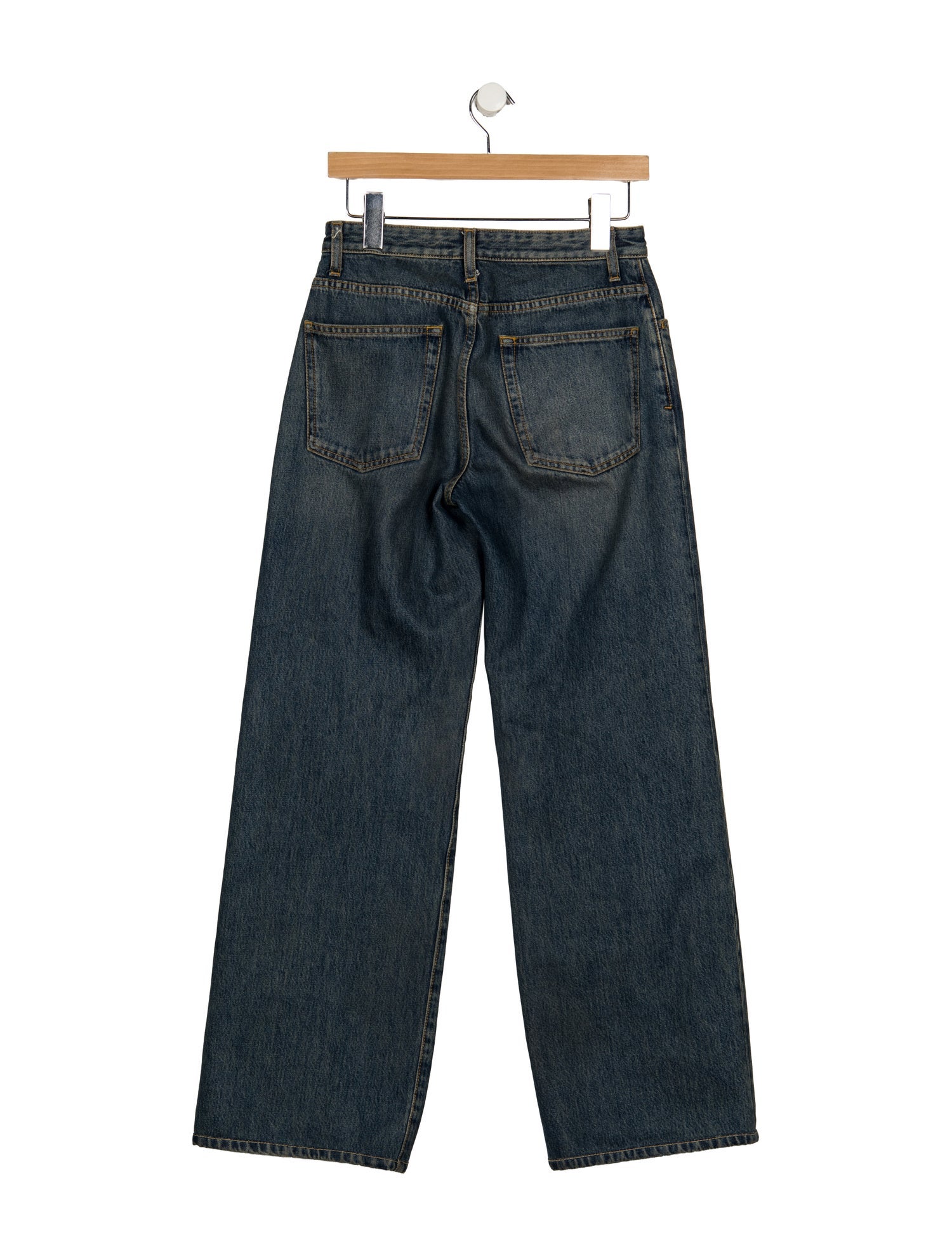 The Row High-Rise Wide Leg Jeans