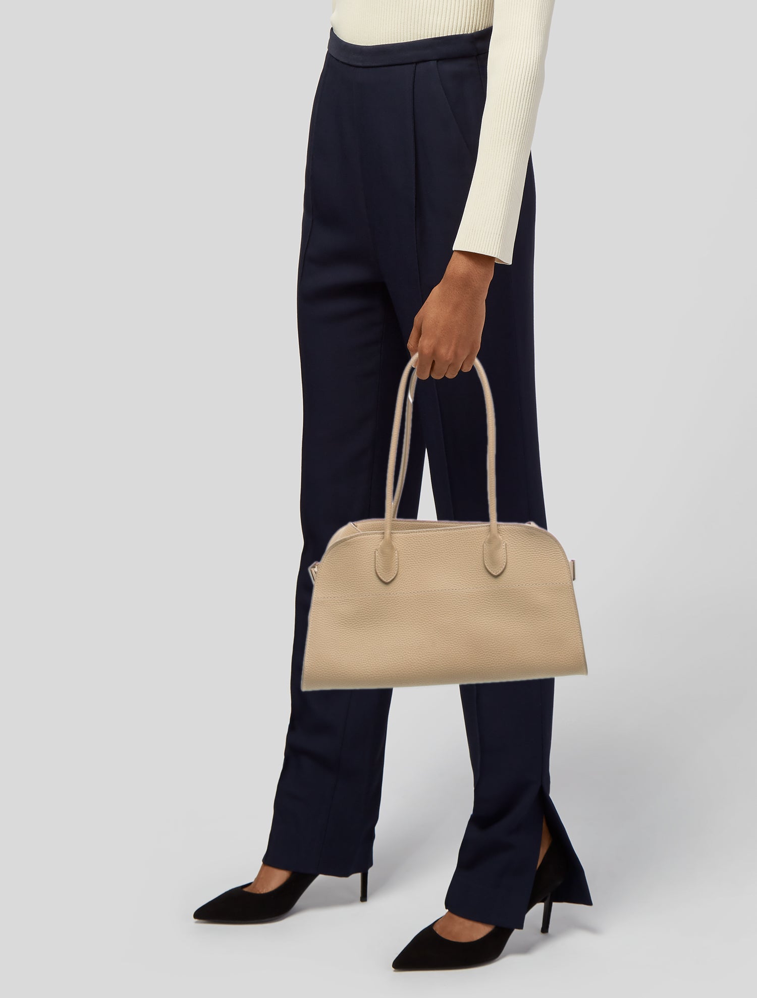 The Row Leather EW Margaux 12