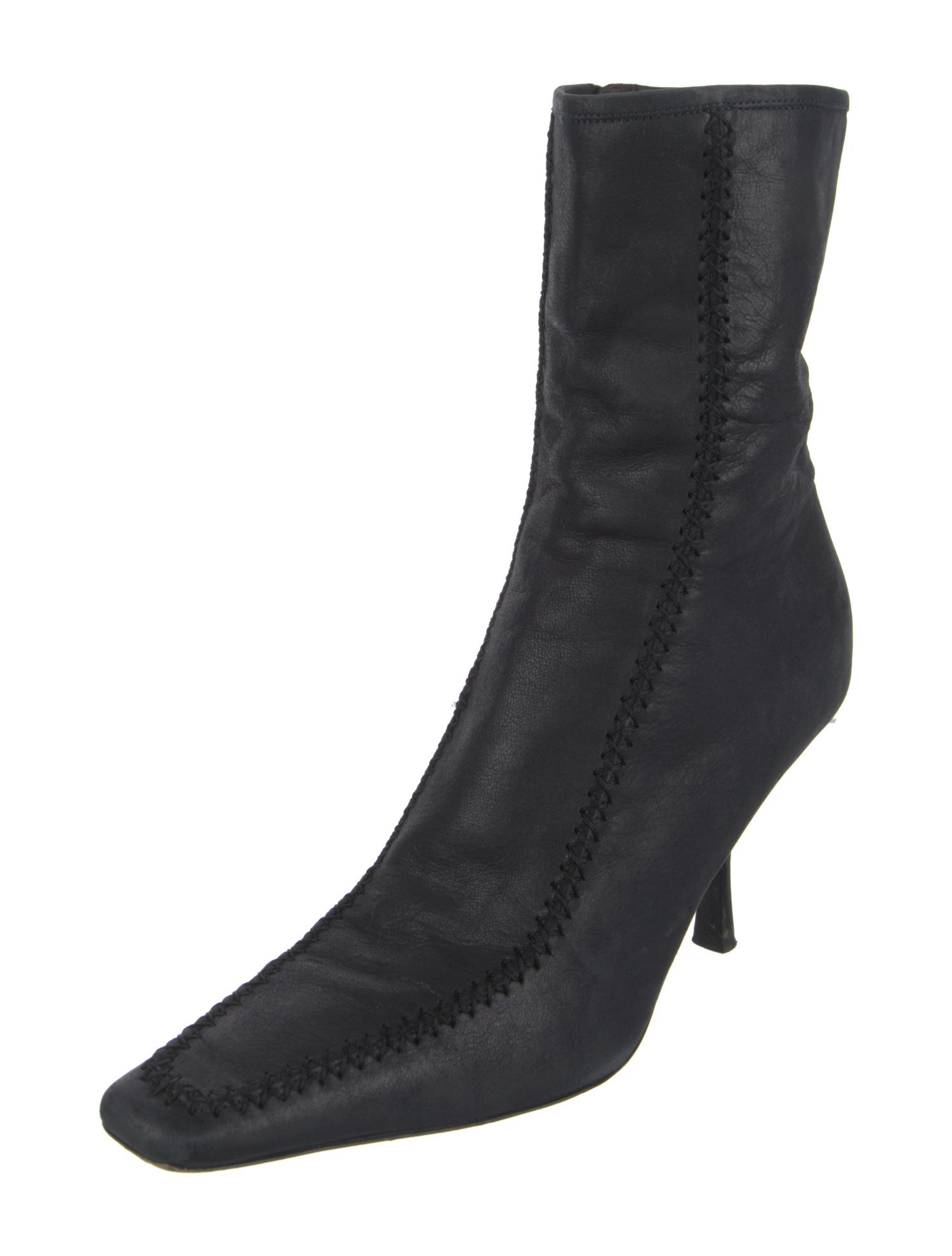 The Row Romy Leather Sock Leather Boots