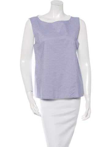 The Row Striped Sleeveless Top