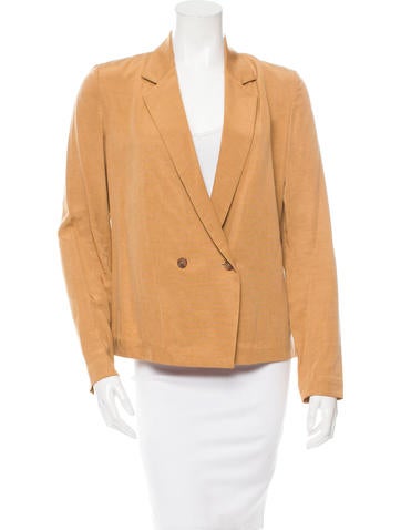 The Row Silk Notch-Lapel Blazer