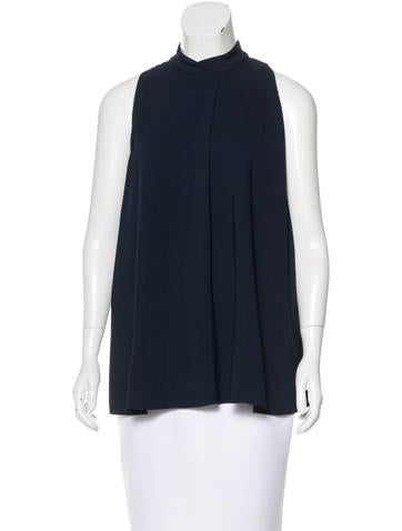 The Row Sleeveless Mock Neck Top