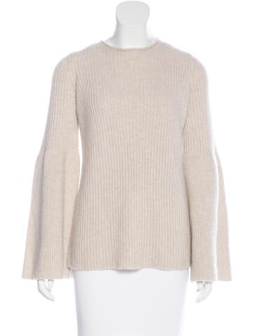 The Row Cashmere Belle Sleeve Sweater